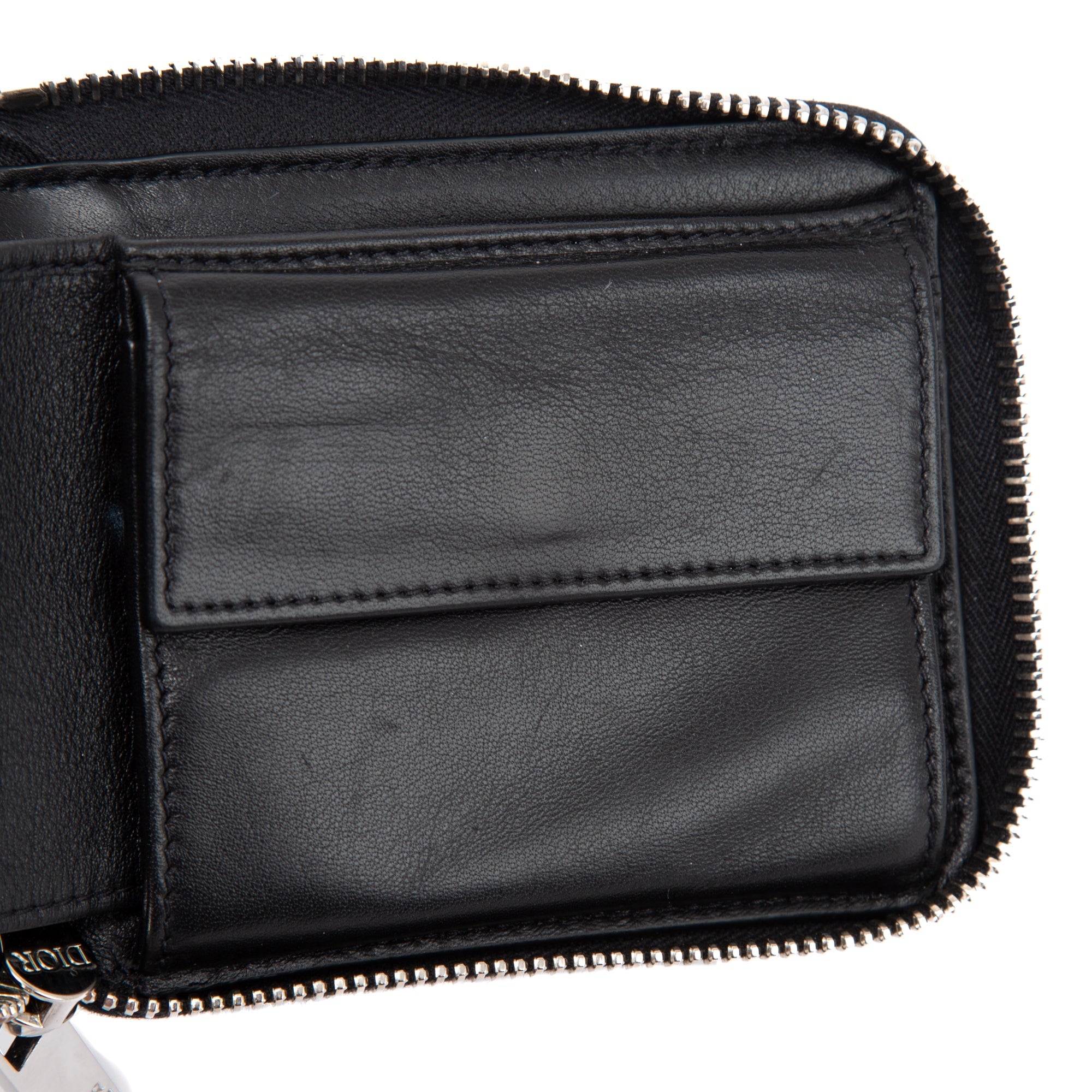 Christian Dior 2020 Oblique Galaxy Leather Zipped Wallet