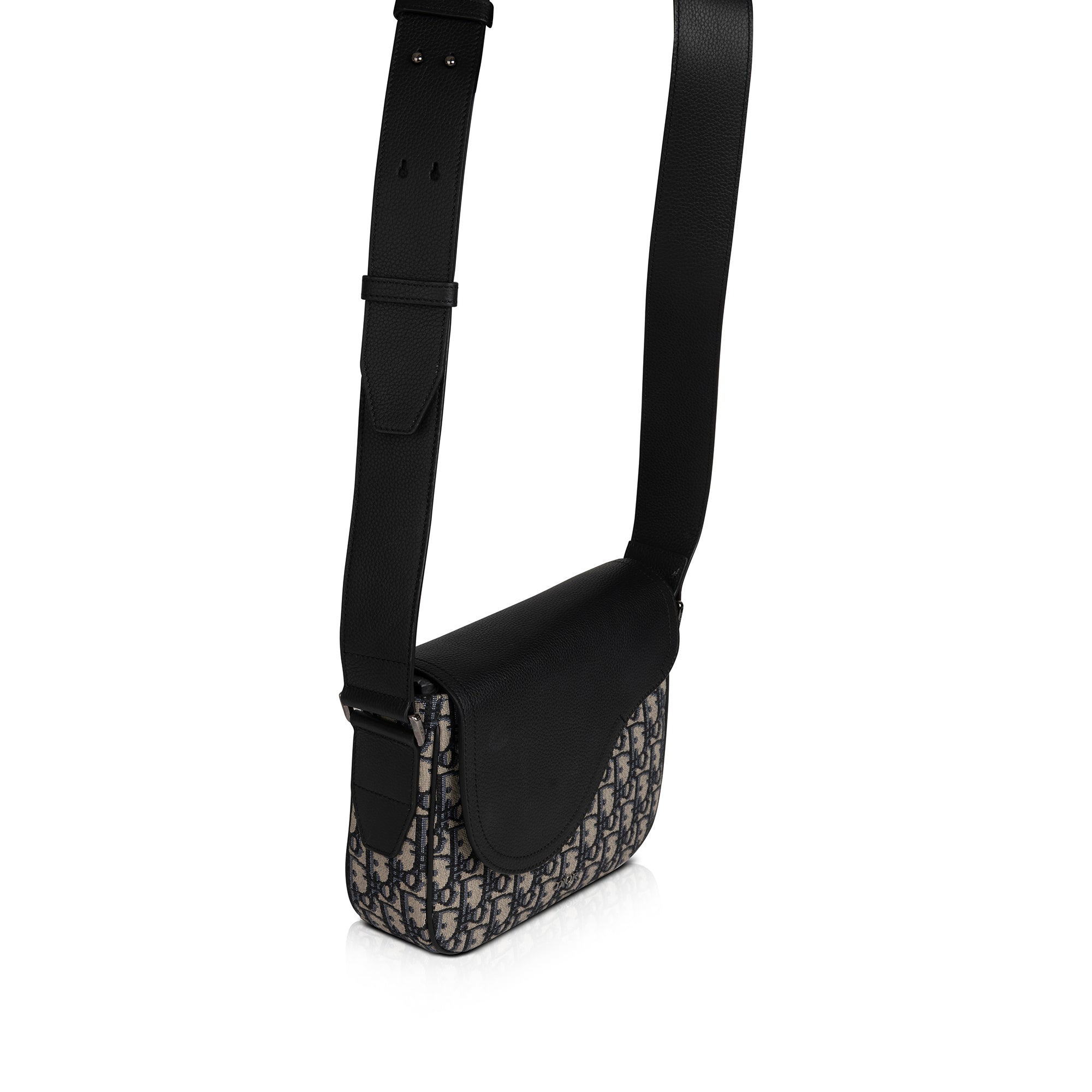 Christian Dior 2021 Oblique Mini Saddle Messenger Bag w/ Box & Authenticity Card