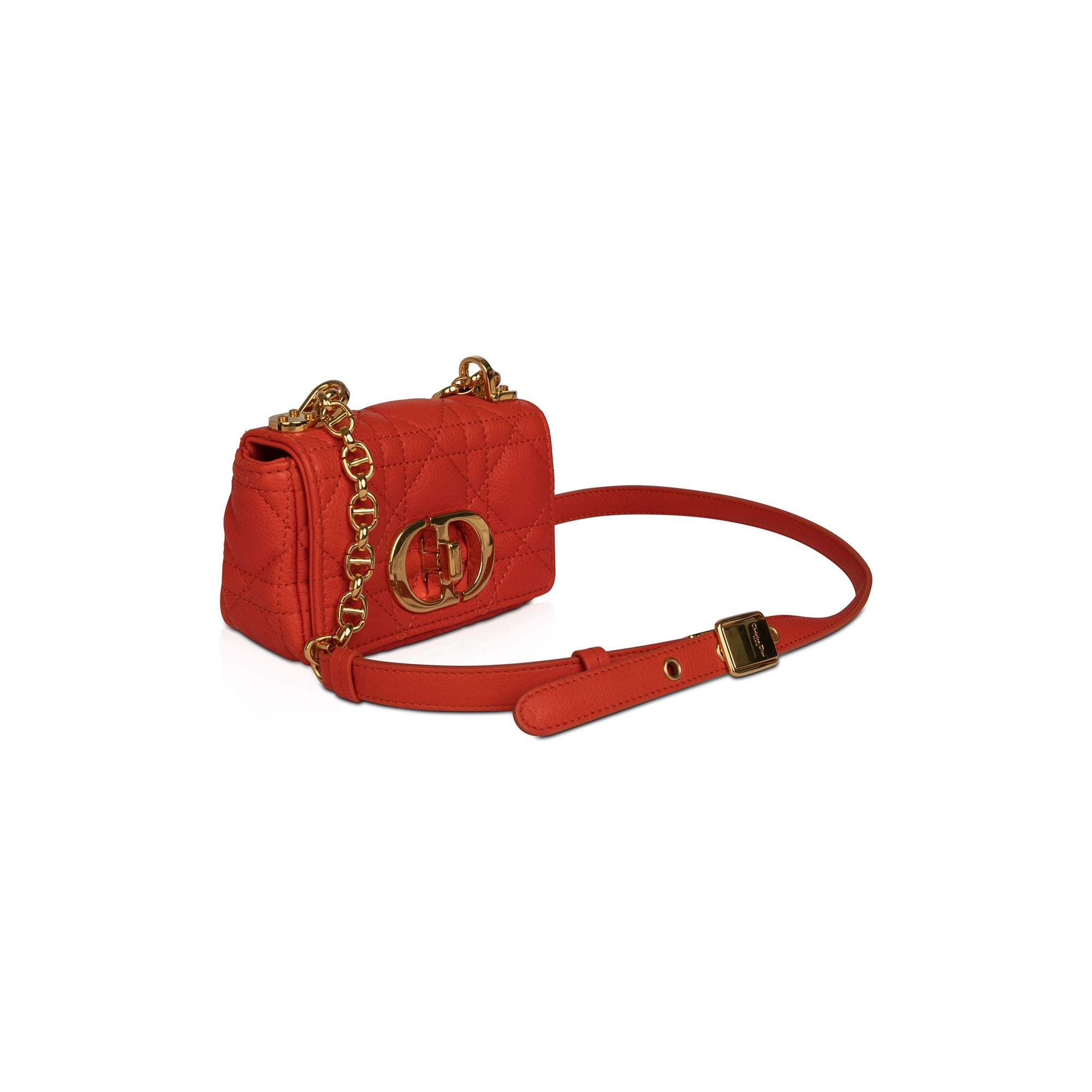 Christian Dior 2022 Micro Dior Caro Bag w/ Box & Authenticity Card