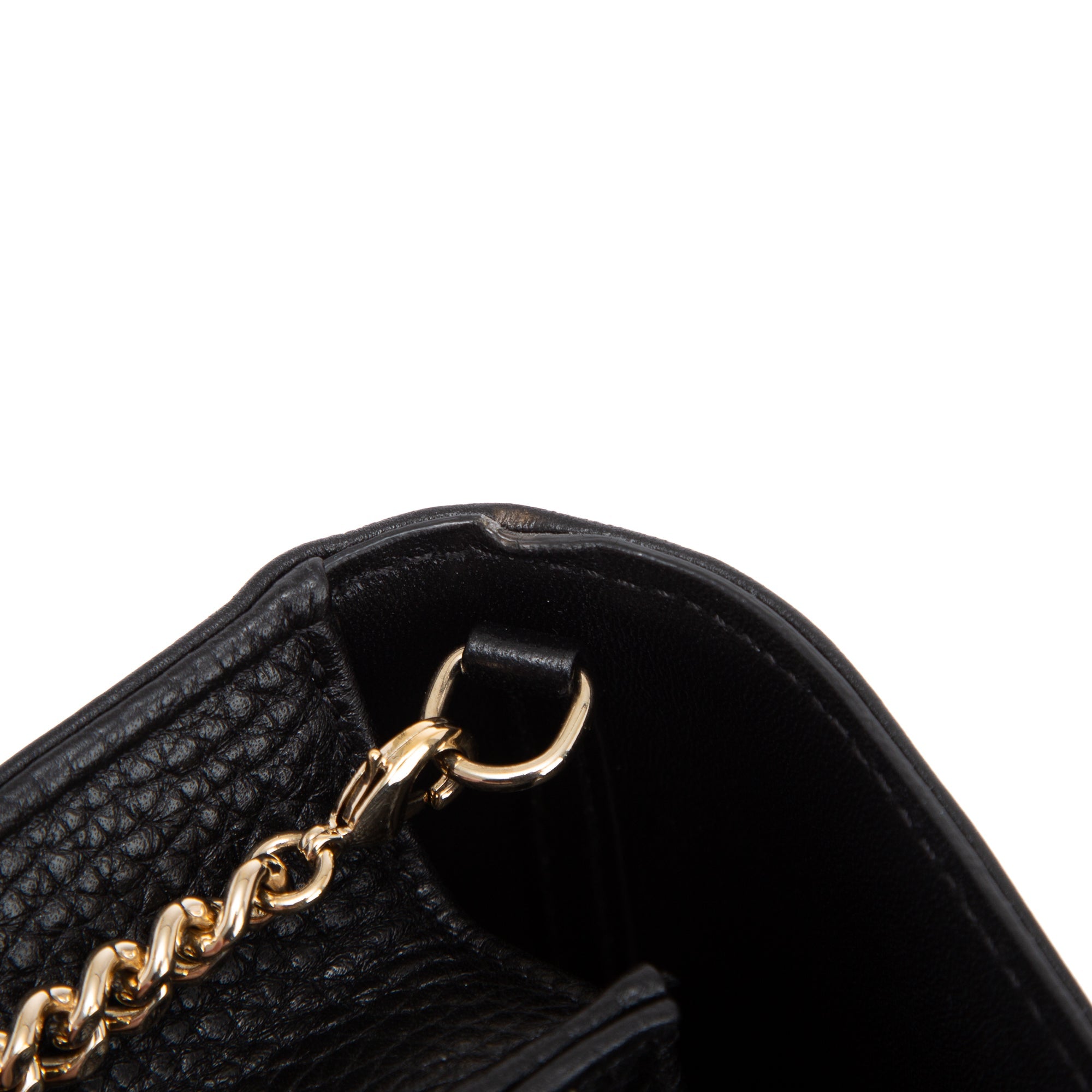 Christian Dior Black Diorama Wallet on Chain