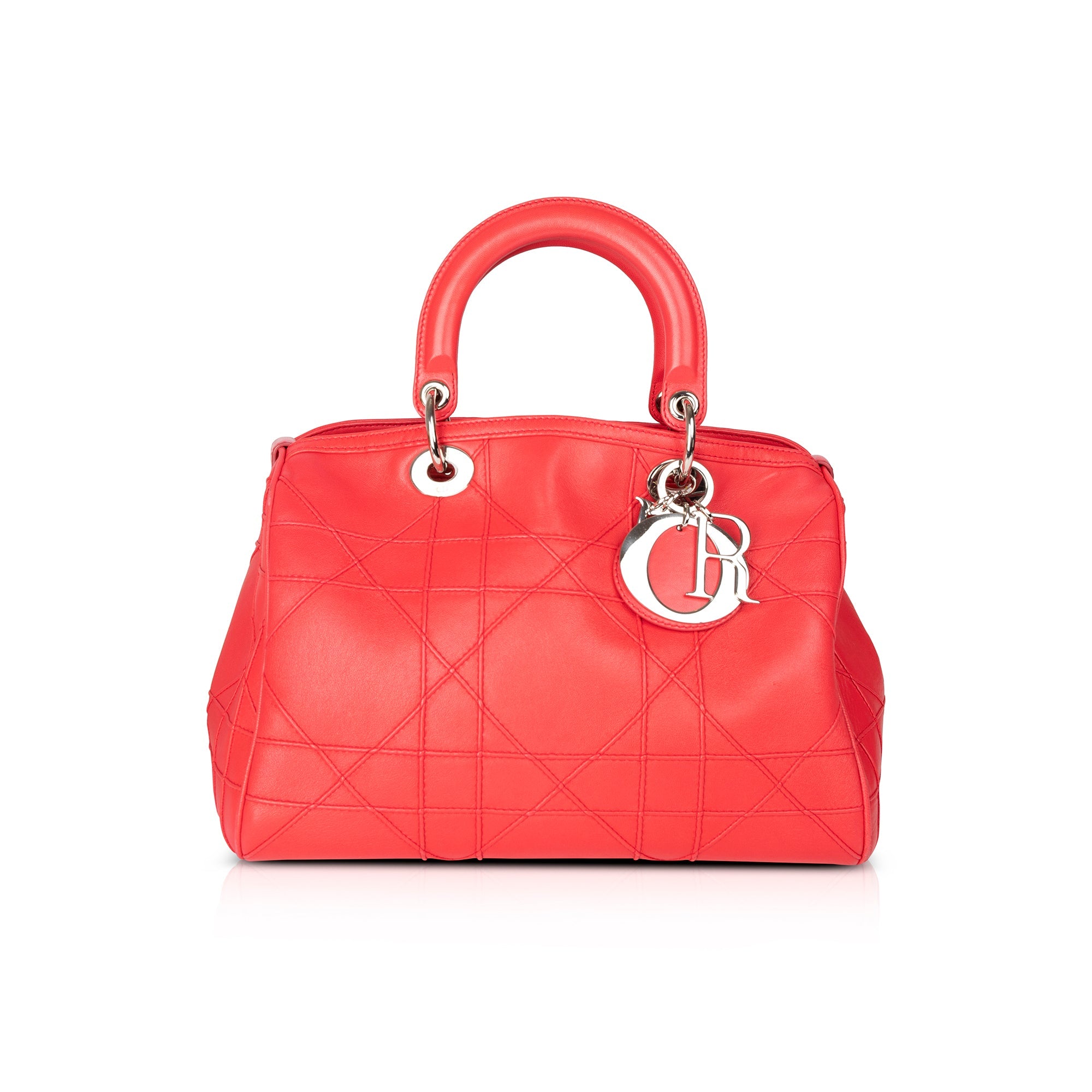 Christian Dior Cannage Granville Polochon Tote W/O Strap