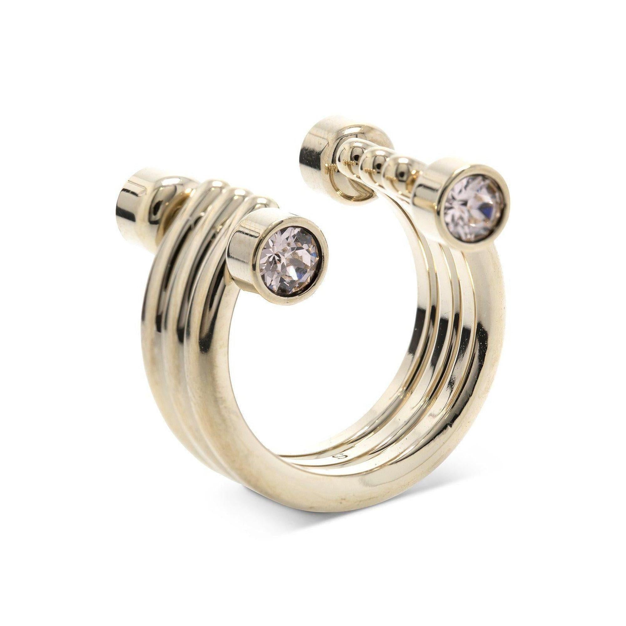 Christian Dior Crystal Open Ring