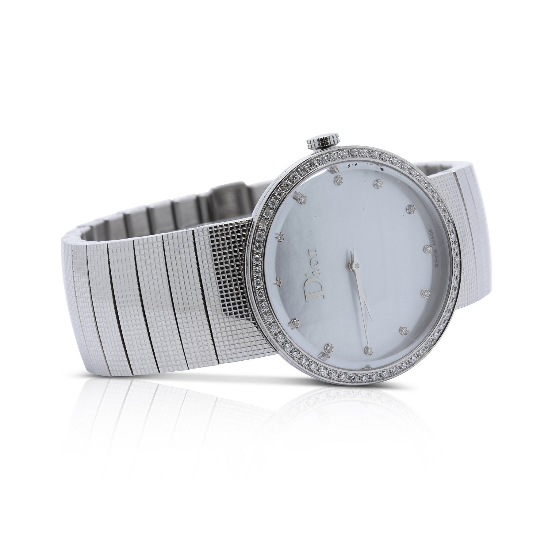 Christian Dior Diamond La D De Dior Watch w/ Box