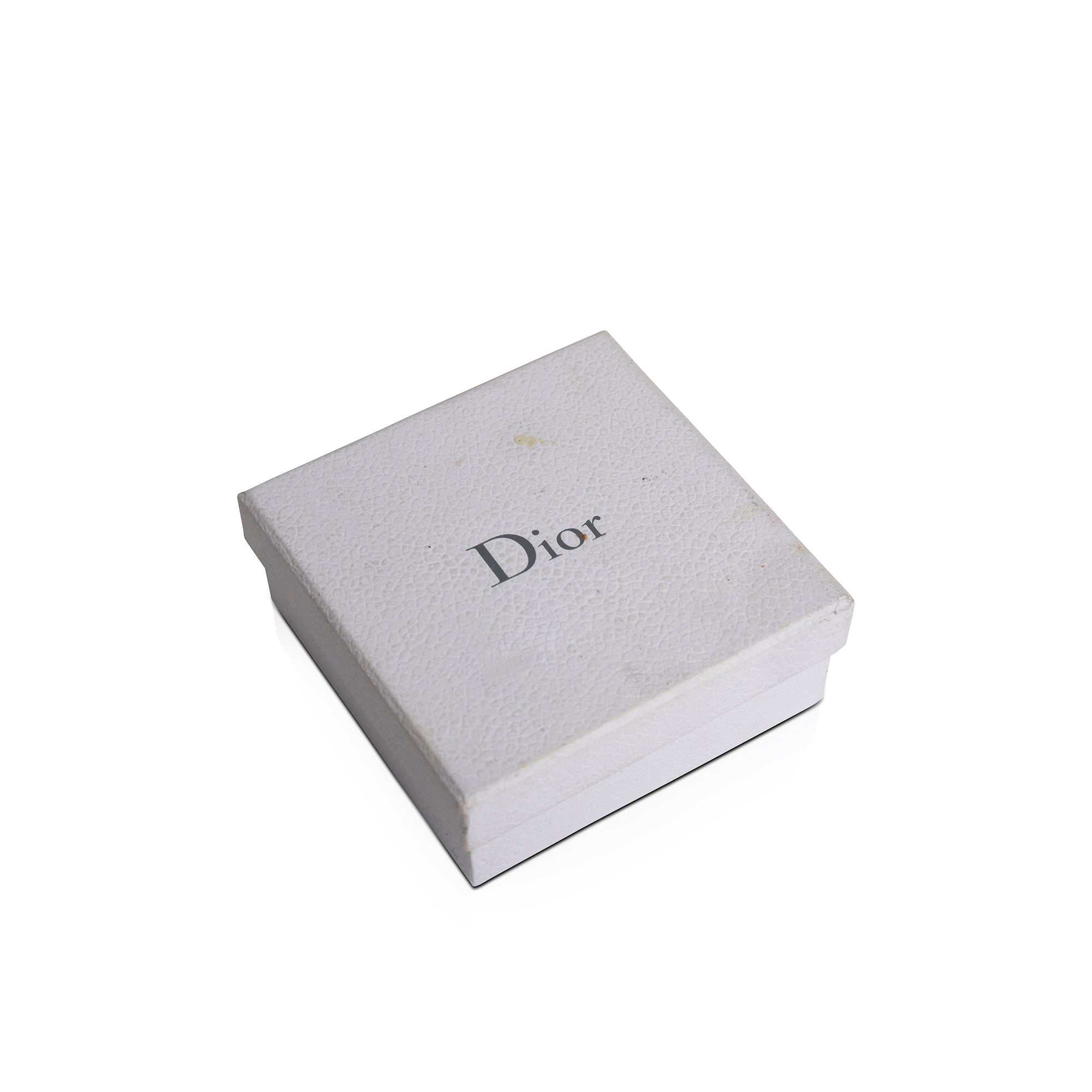 Christian Dior Faux Pearl & CD Double Necklace w/ Box