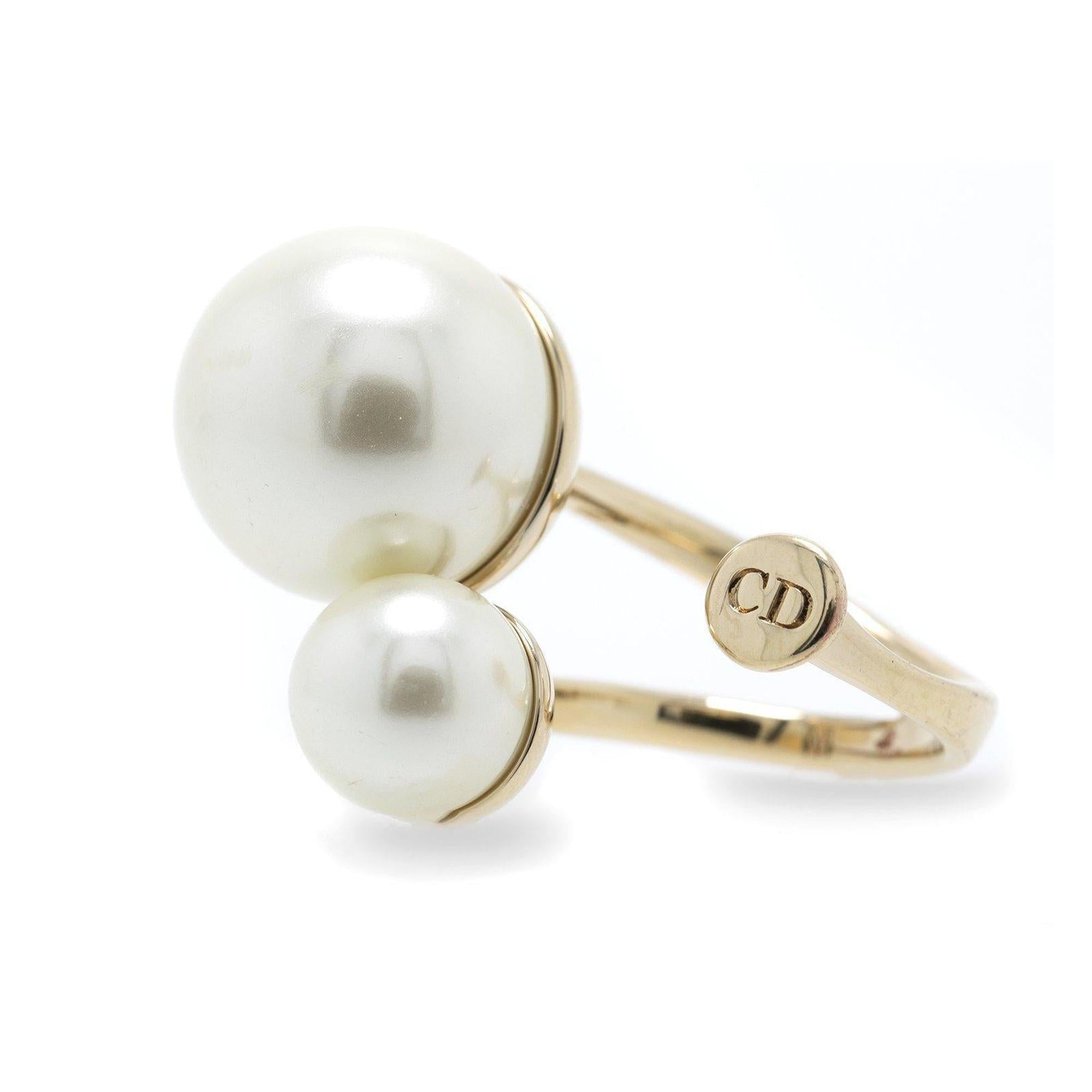 Christian Dior Faux Pearl UltraDior Ring