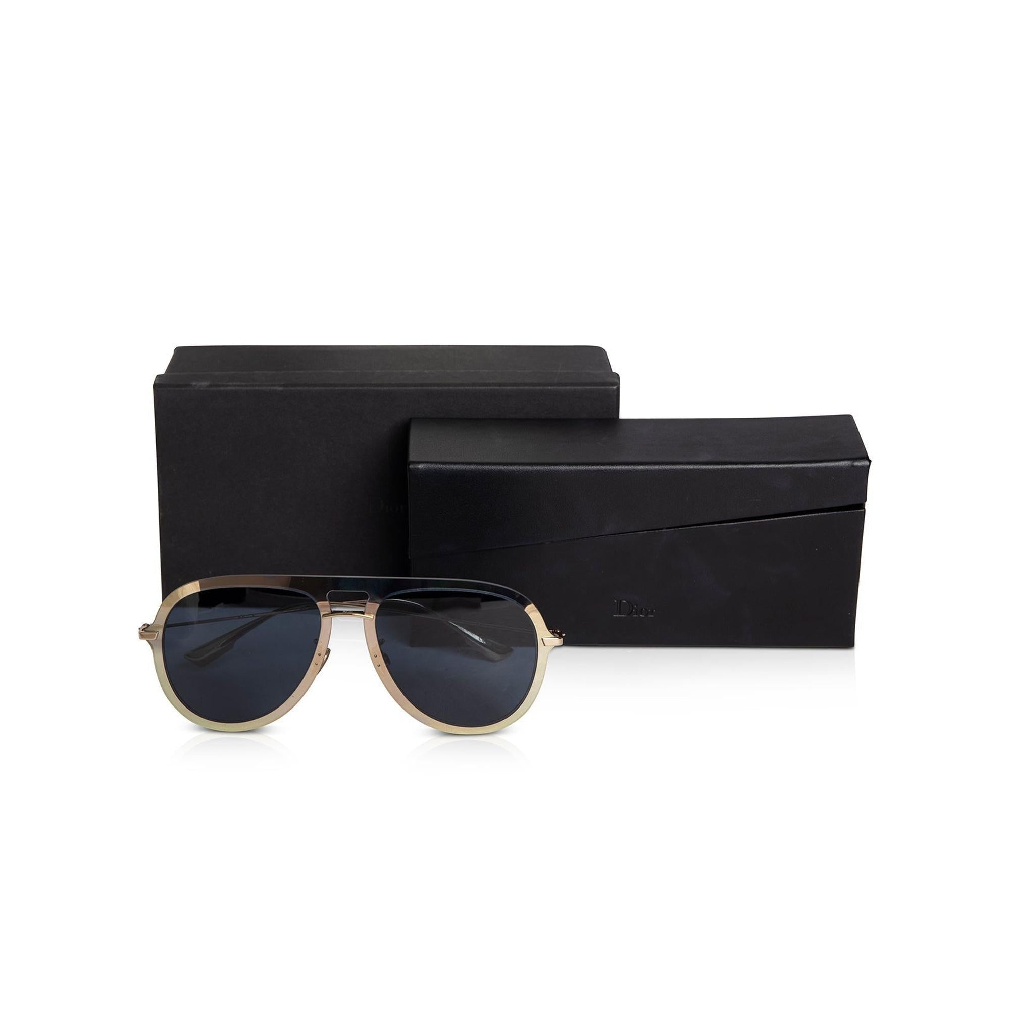 Christian Dior LKSA9 Ultime 1 Pilot Sunglasses w/ Box & Case