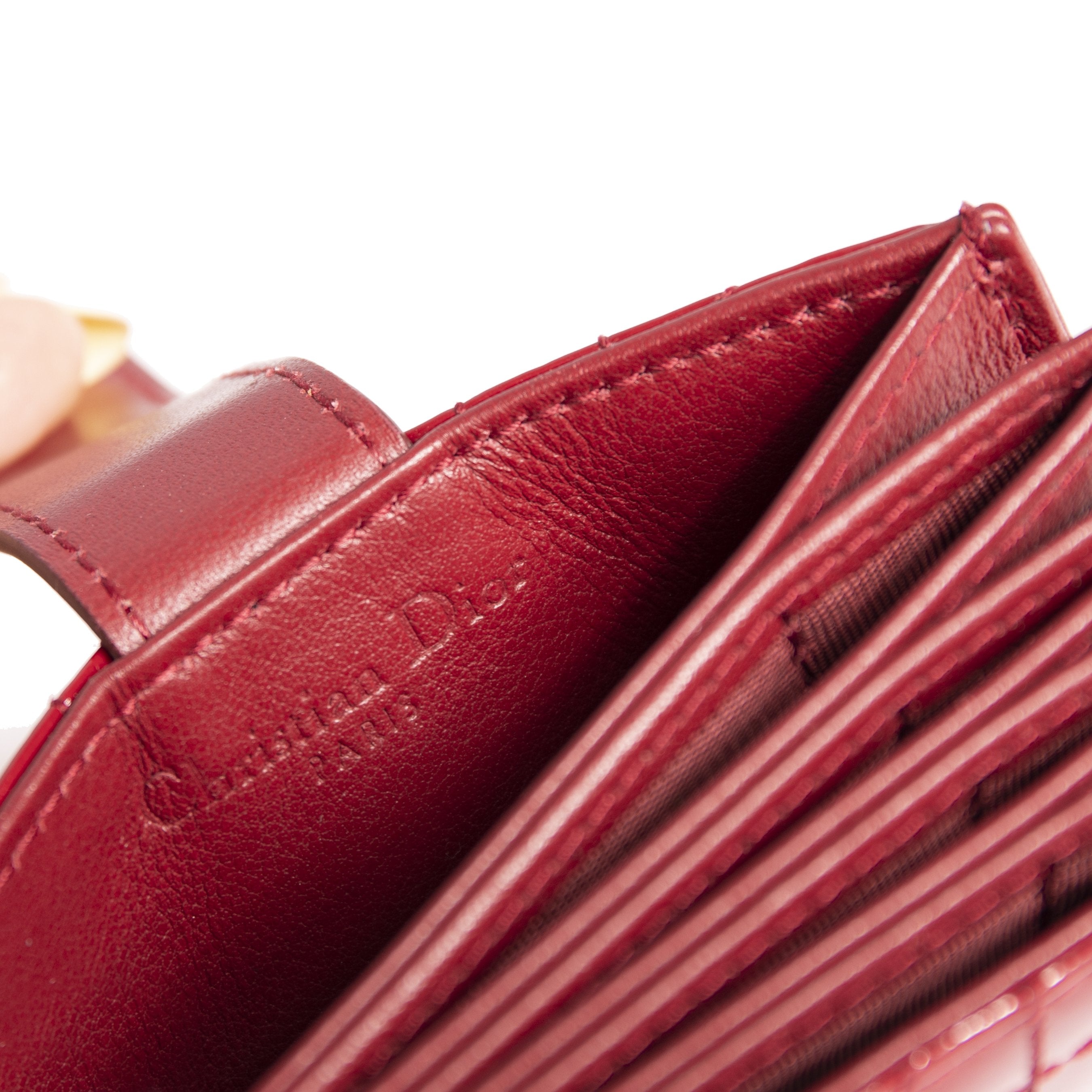 Christian Dior Lady Dior 5-Gusset Card Holder