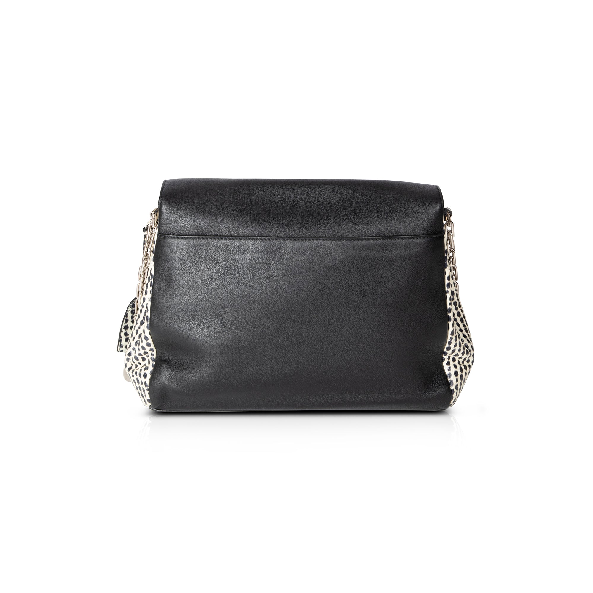 Christian Dior Large Python-Trimmed Diorling Bag
