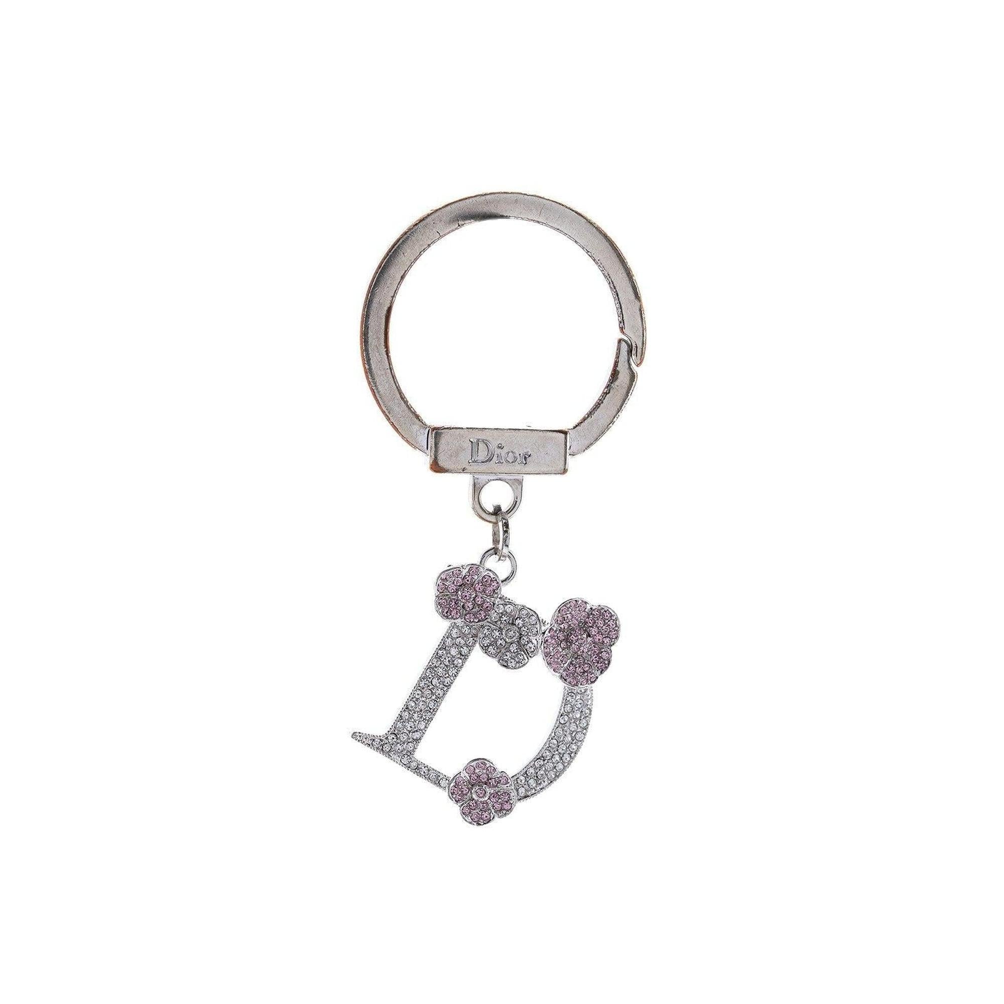 Christian Dior Logo Charm Keychain