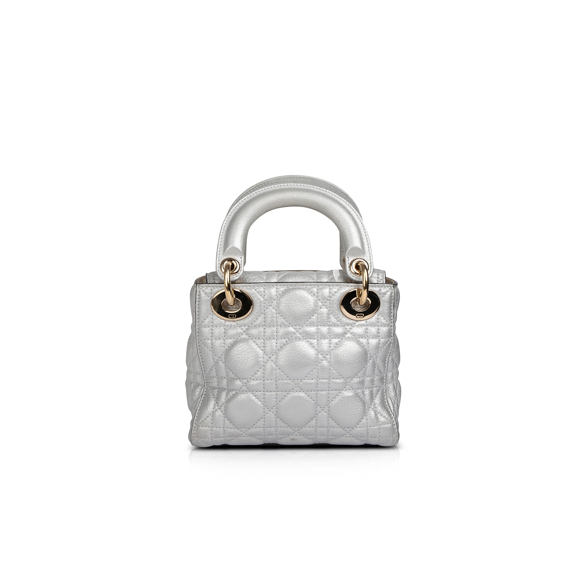 Christian Dior Mini Lady Dior Bag w/ Cannage Strap