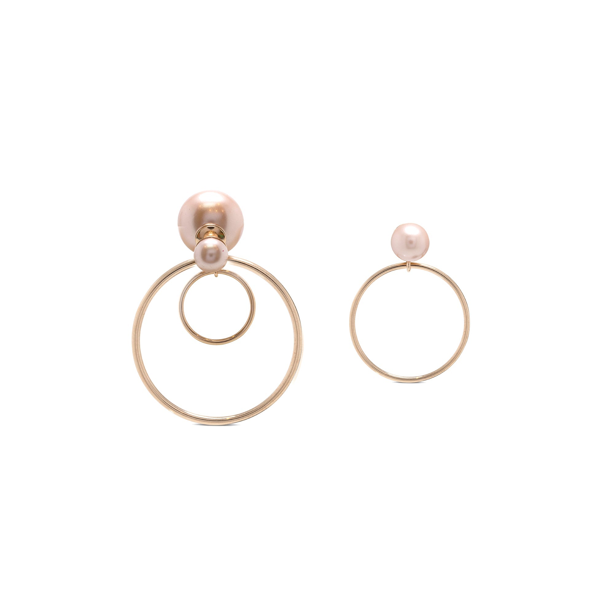 Christian Dior Mise en Dior Tribal Hoop Earrings