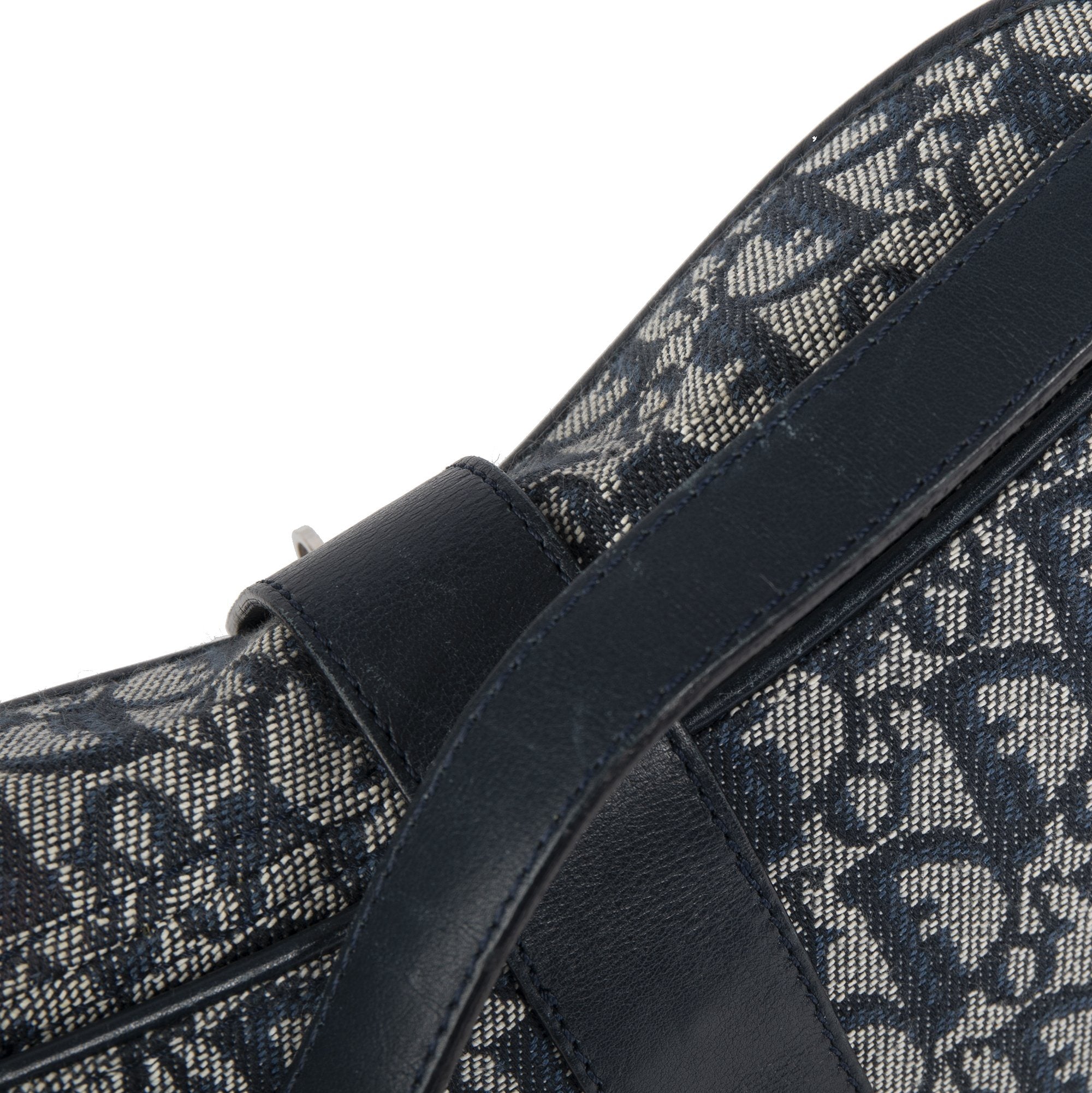 Christian Dior Oblique Logo Baguette Bag