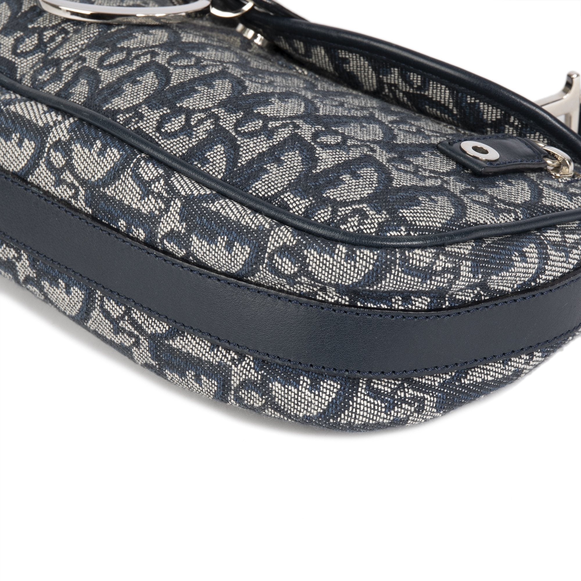 Christian Dior Oblique Logo Baguette Bag