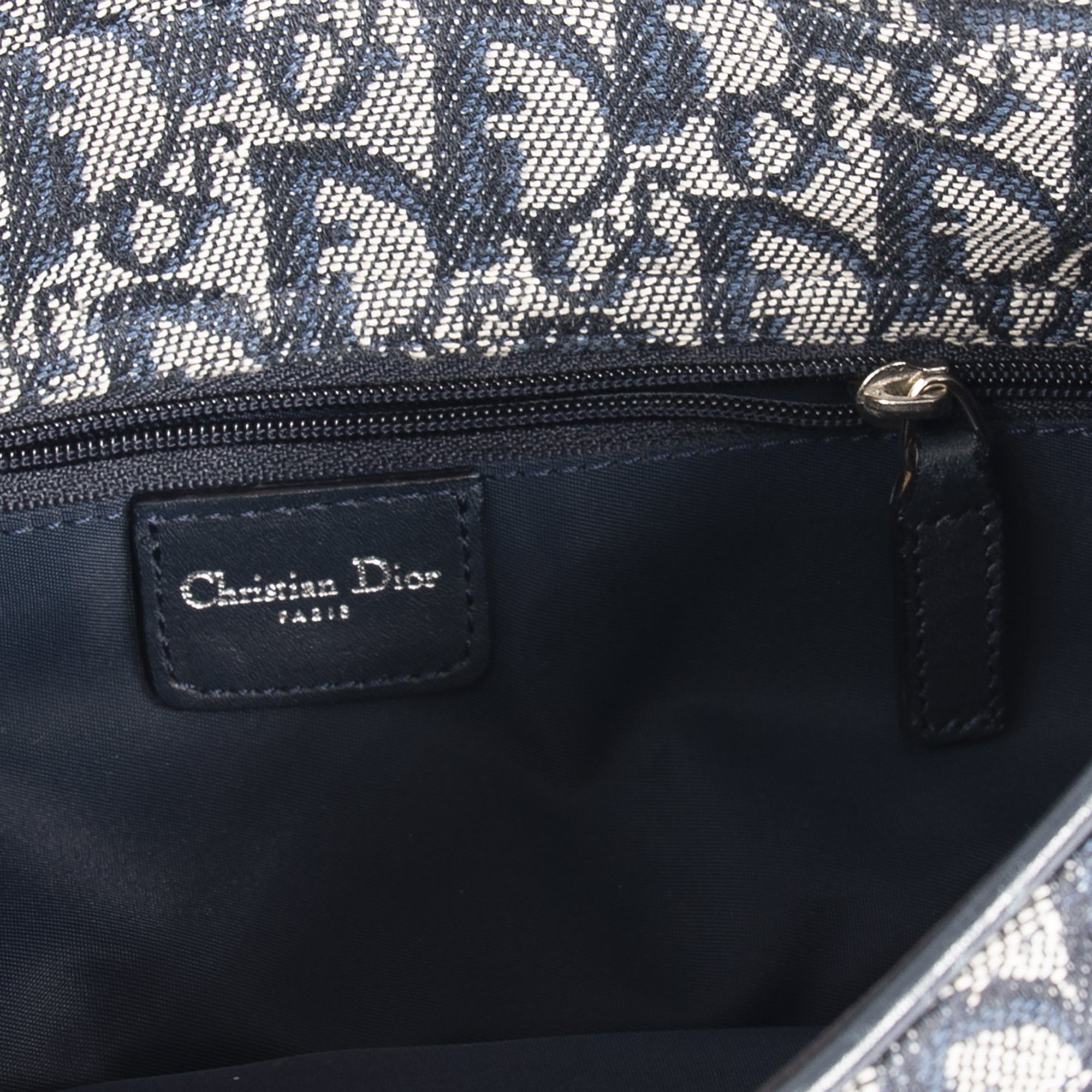 Christian Dior Oblique Logo Baguette Bag