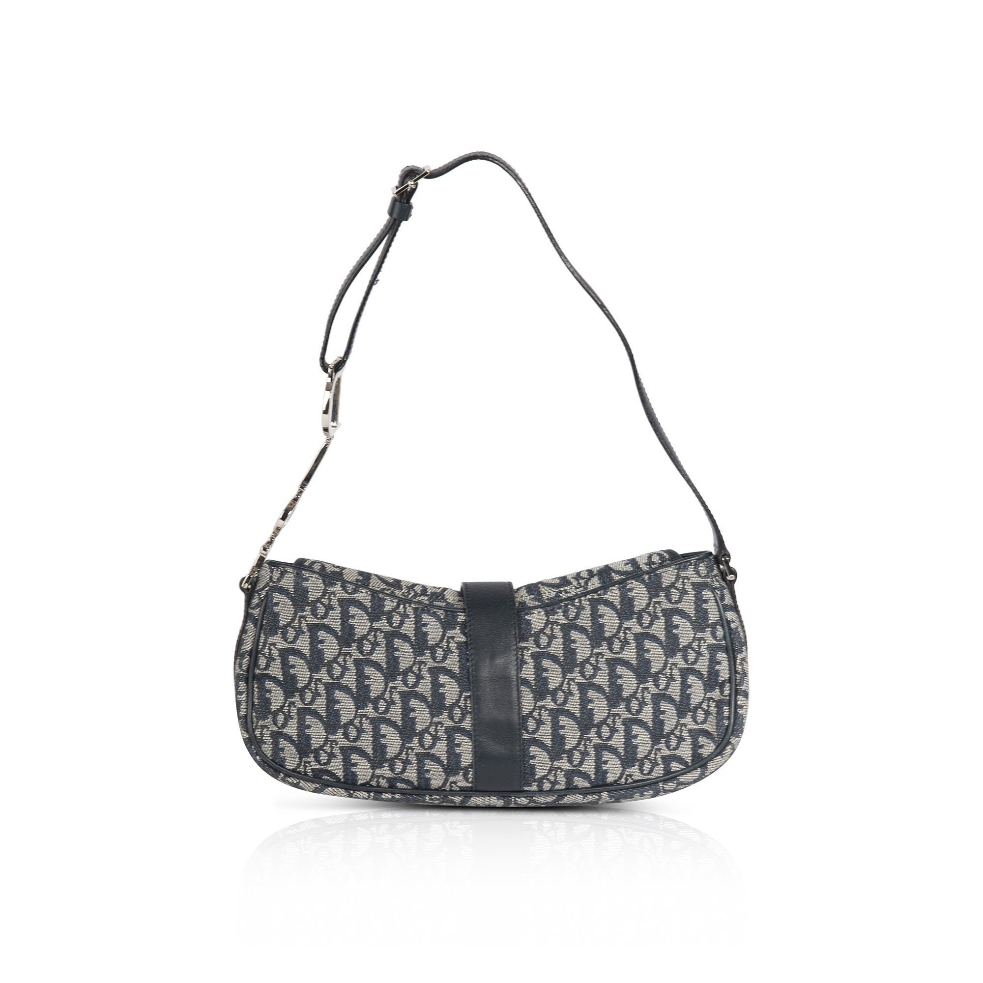 Christian Dior Oblique Logo Baguette Bag