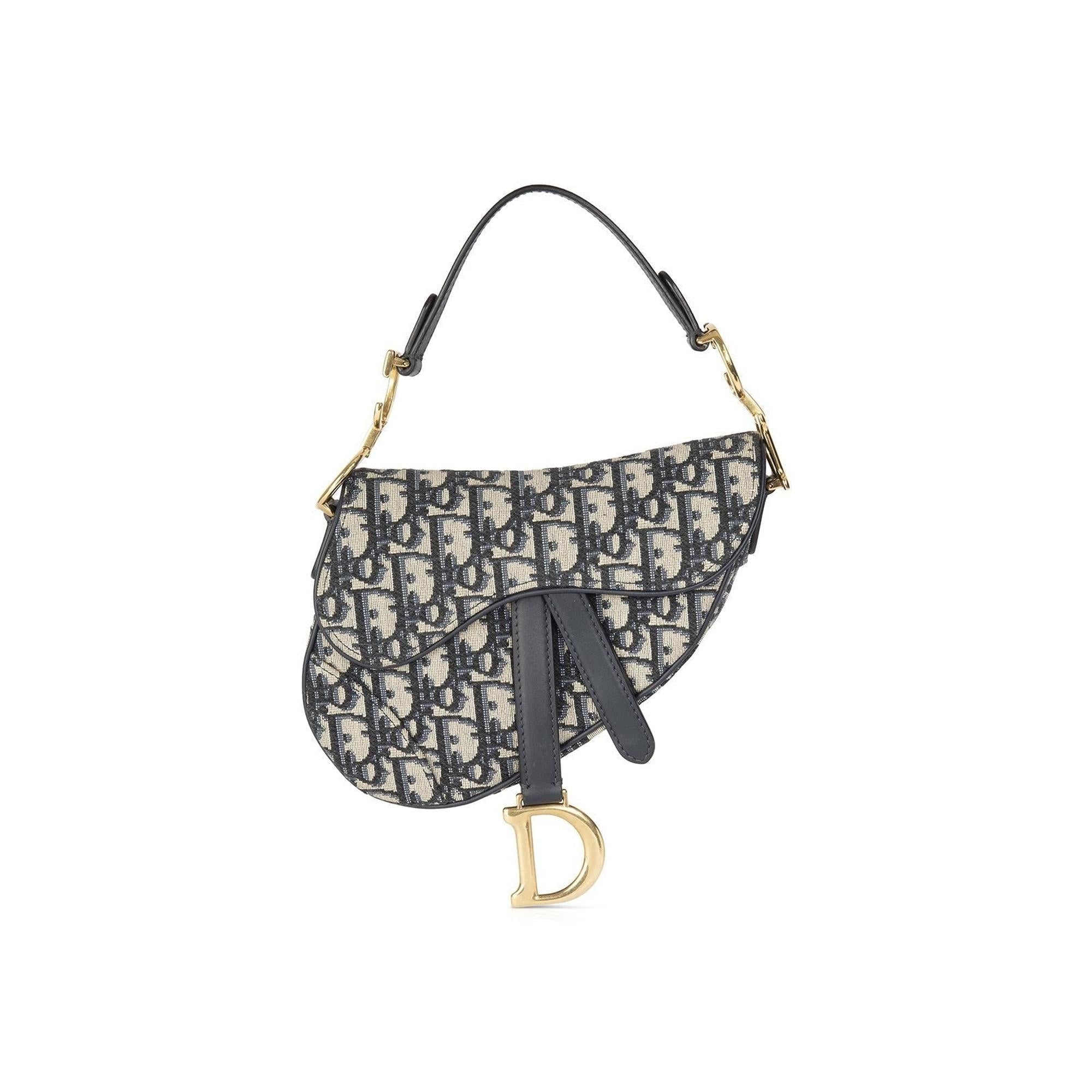 Christian Dior Oblique Mini Saddle Bag