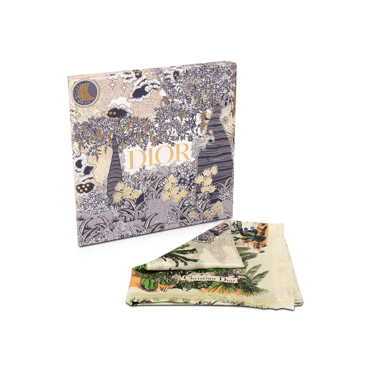 Christian-Dior-Printed-Silk-