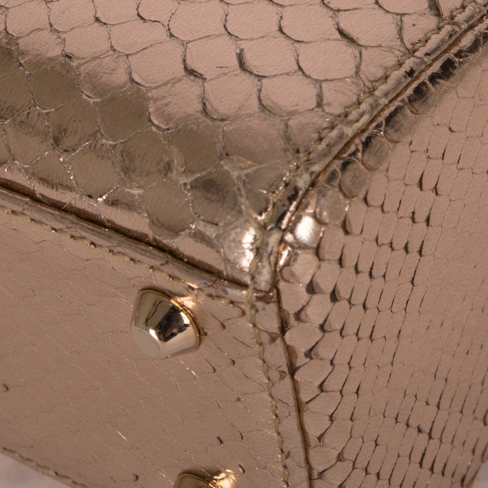 Christian Dior Python Mini Lady Dior Bag