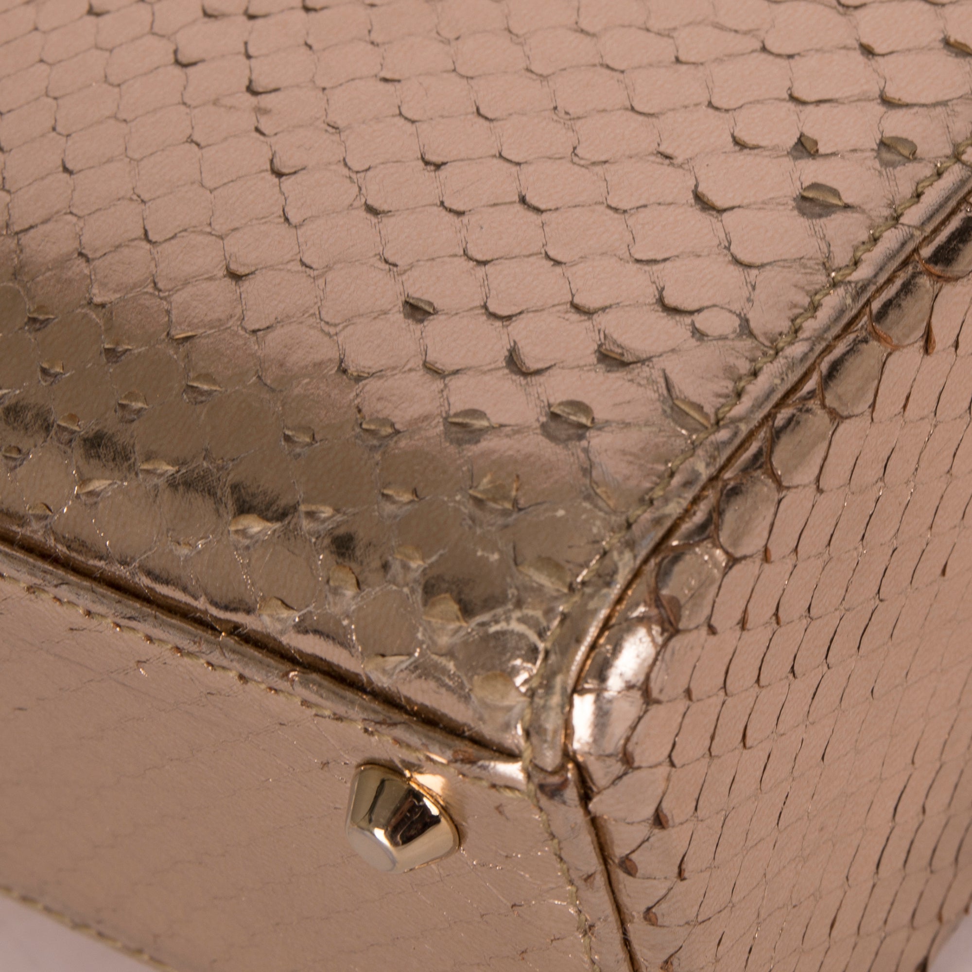 Christian Dior Python Mini Lady Dior Bag