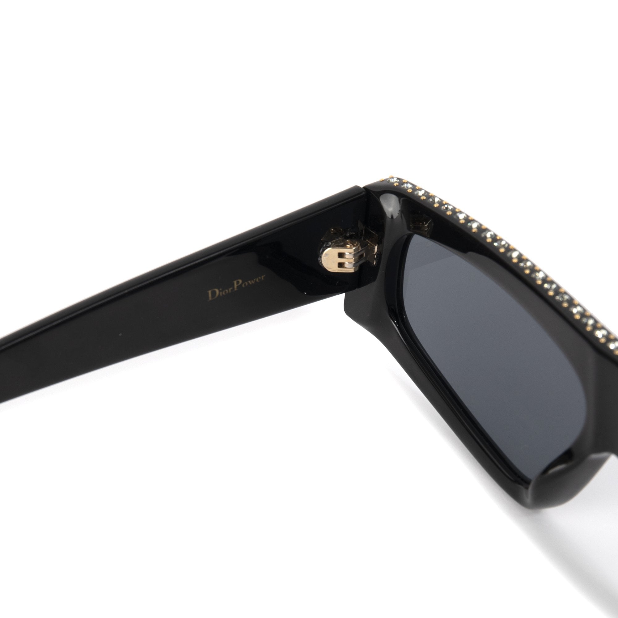 Christian Dior Rectangular Power Sunglasses w/ Box