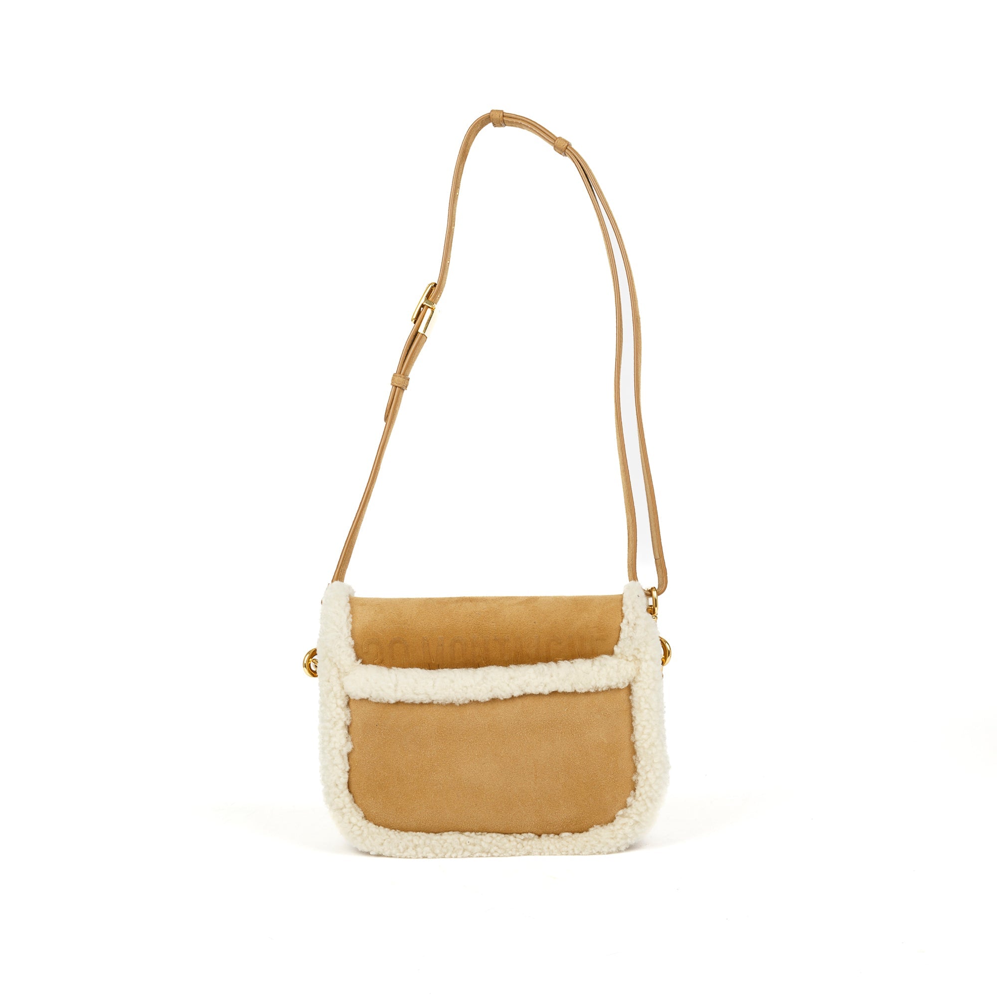 Christian Dior Small Shearling Bobby Crossbody Bag