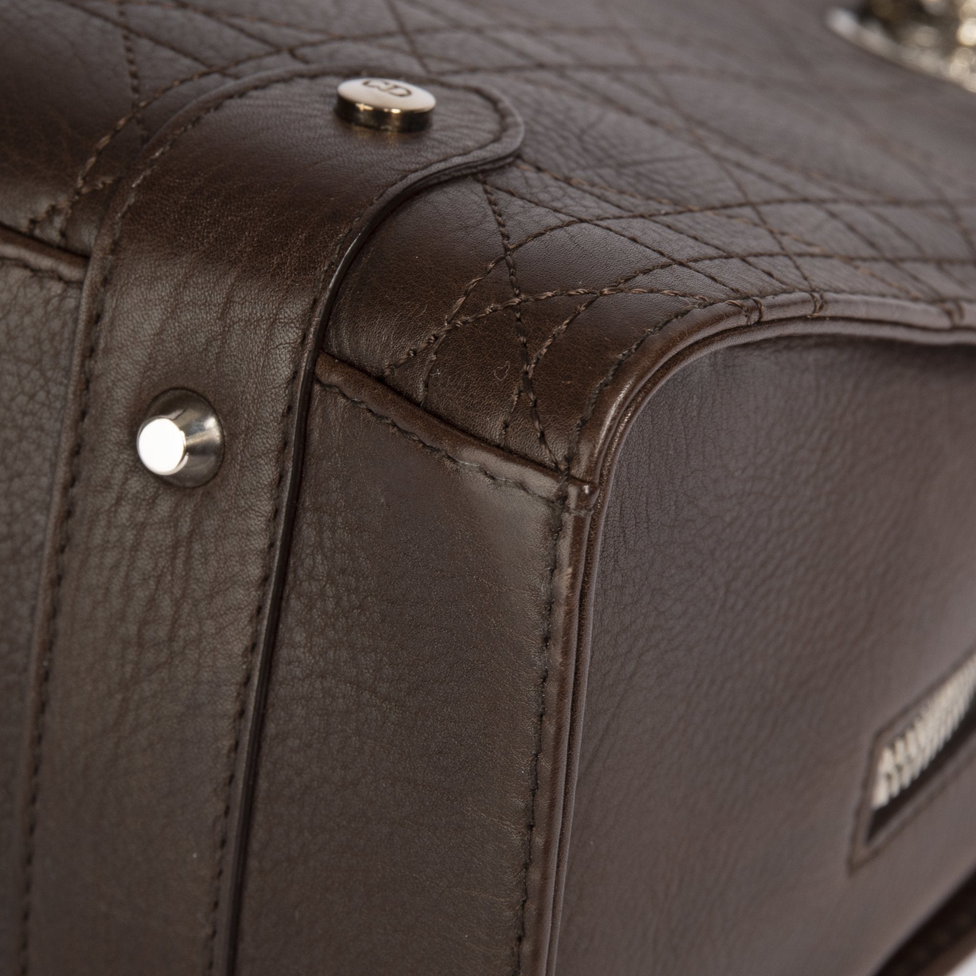 Christian Dior Small Stitched Cannage Soft Lady Dior Tote