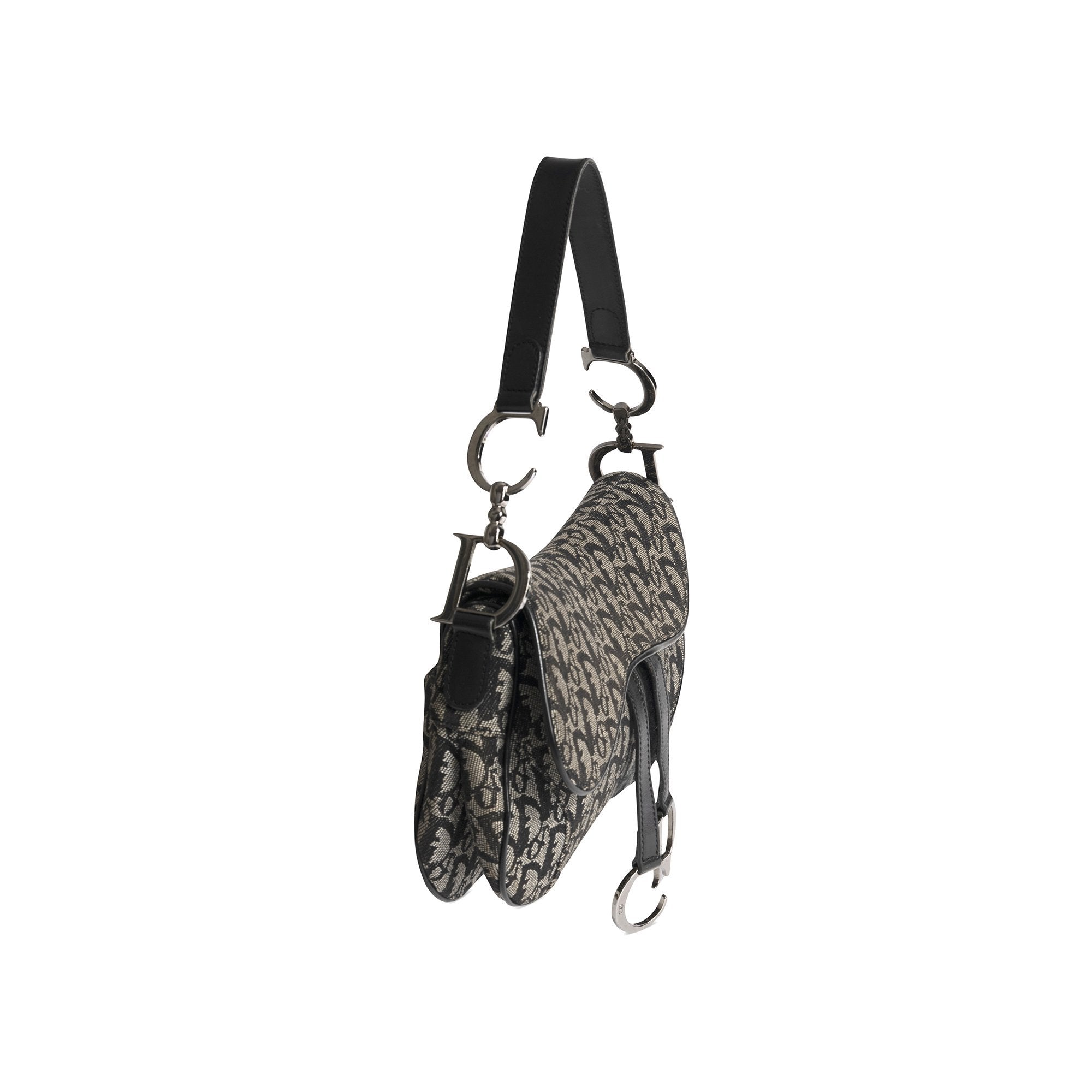Christian Dior Vintage Diorissimo Double Saddle Bag