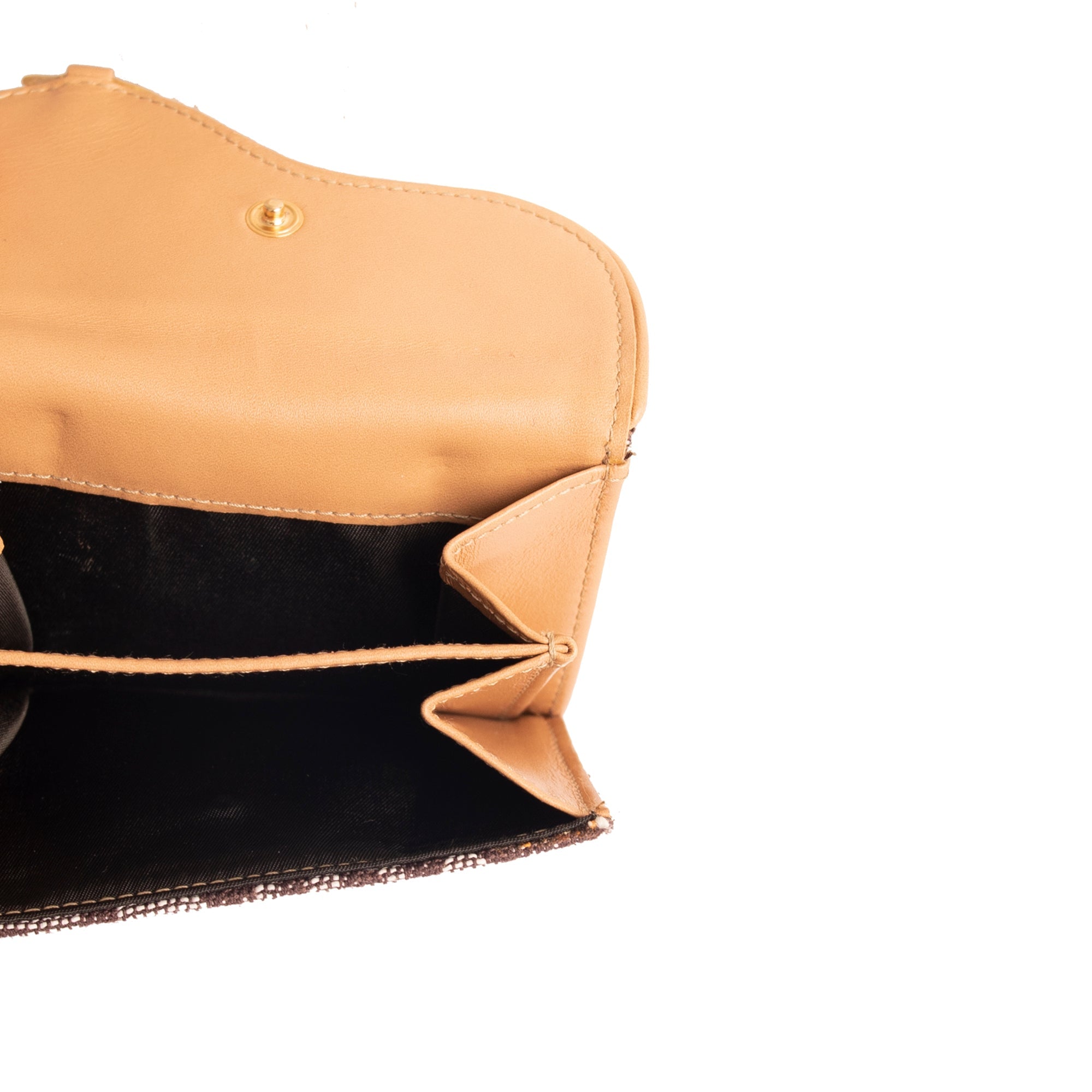 Christian Dior Vintage Diorissimo Saddle Compact Wallet
