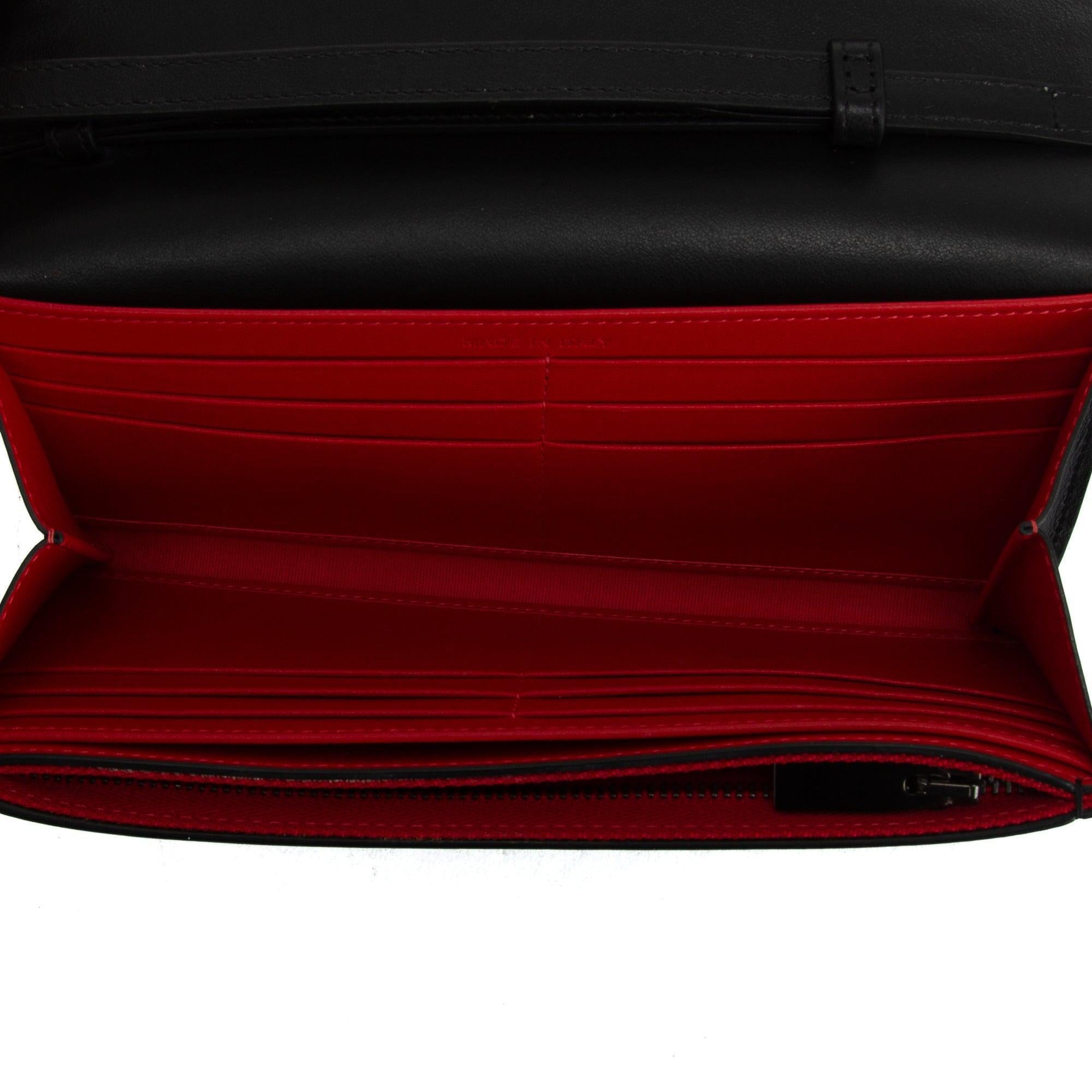 Christian Louboutin Macaron Spike Flap Wallet w/ Box & Receipt