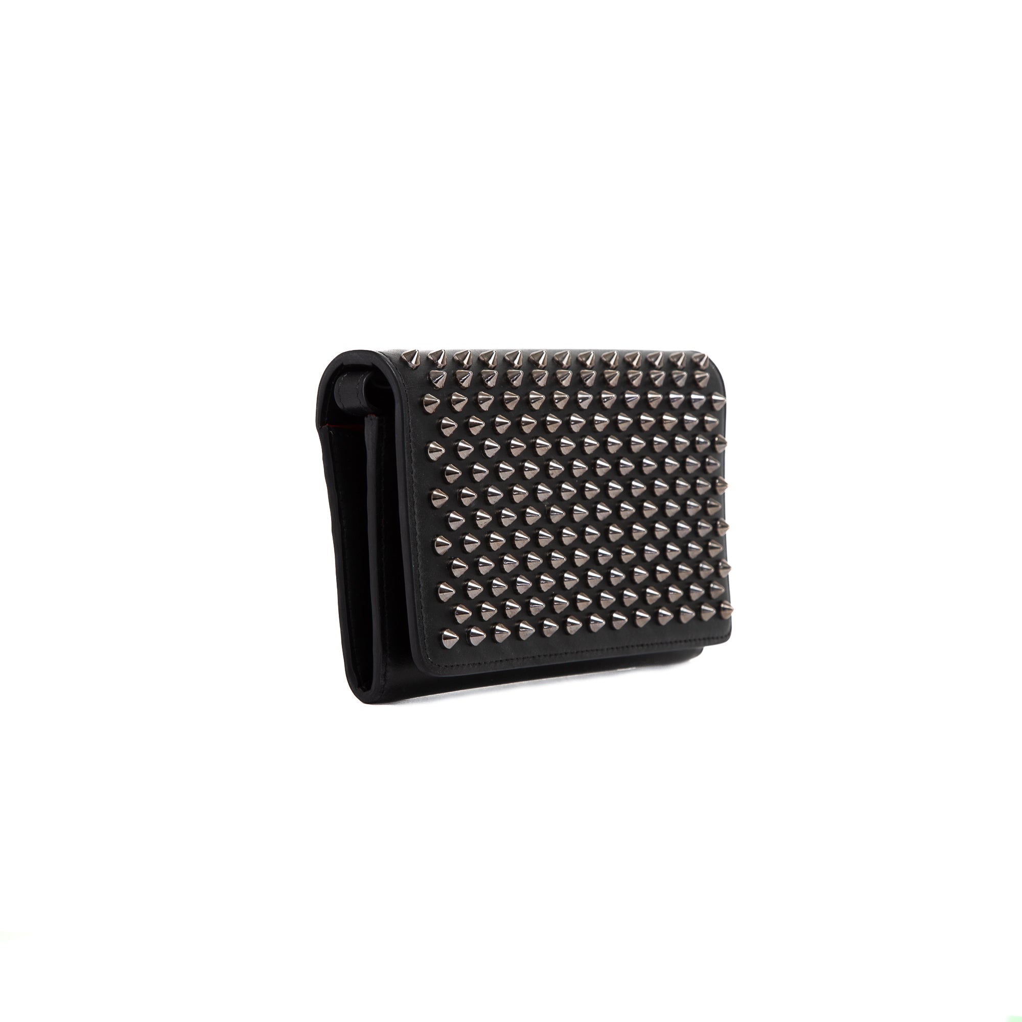 Christian Louboutin Macaron Spike Flap Wallet w/ Box & Receipt