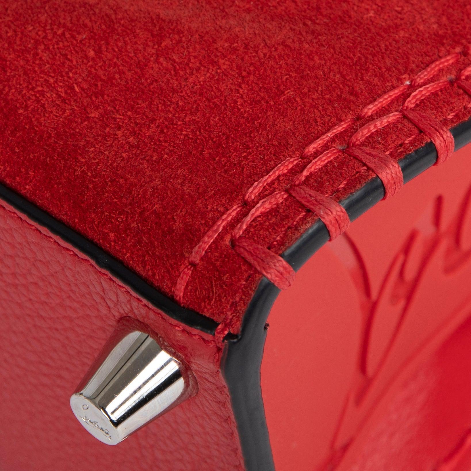 Christian Louboutin Suede Mini Paloma Tote W/O Strap