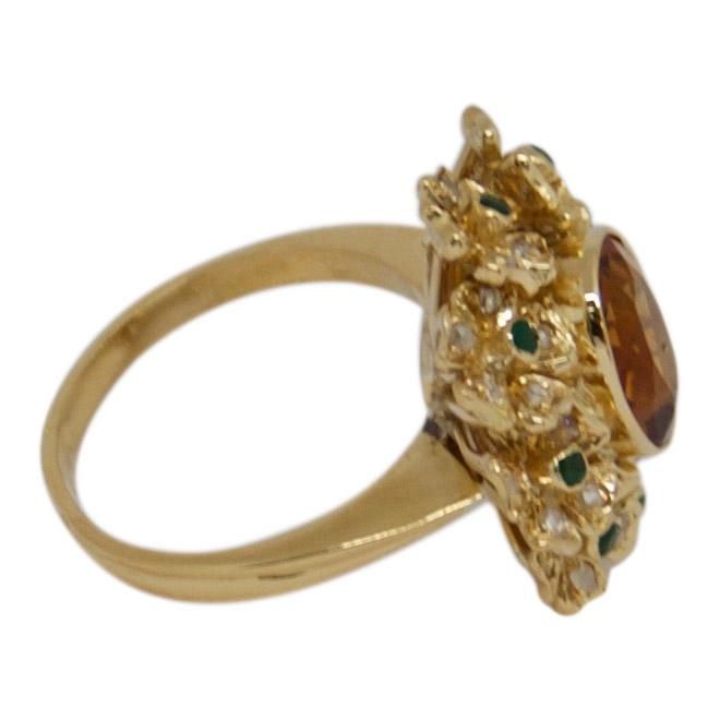 Citrine Cocktail Ring