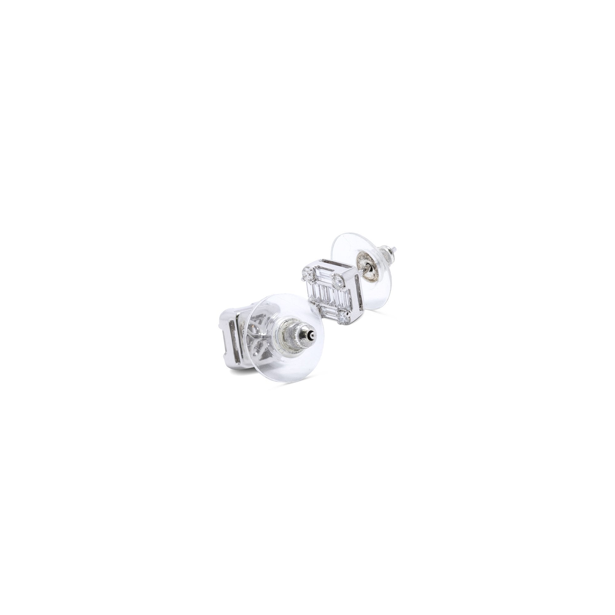 Cluster Diamond Stud Earrings