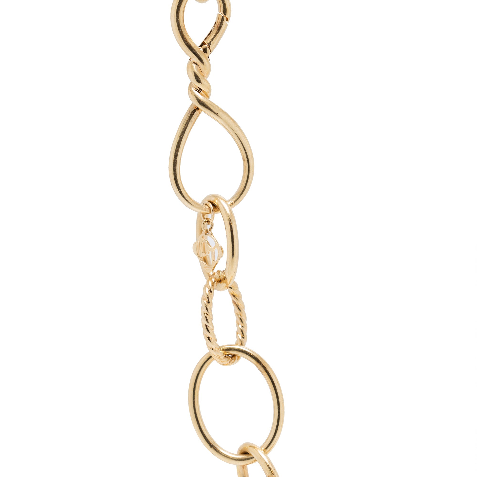 David Yurman 18k Gold Large Continuance Chain Necklace