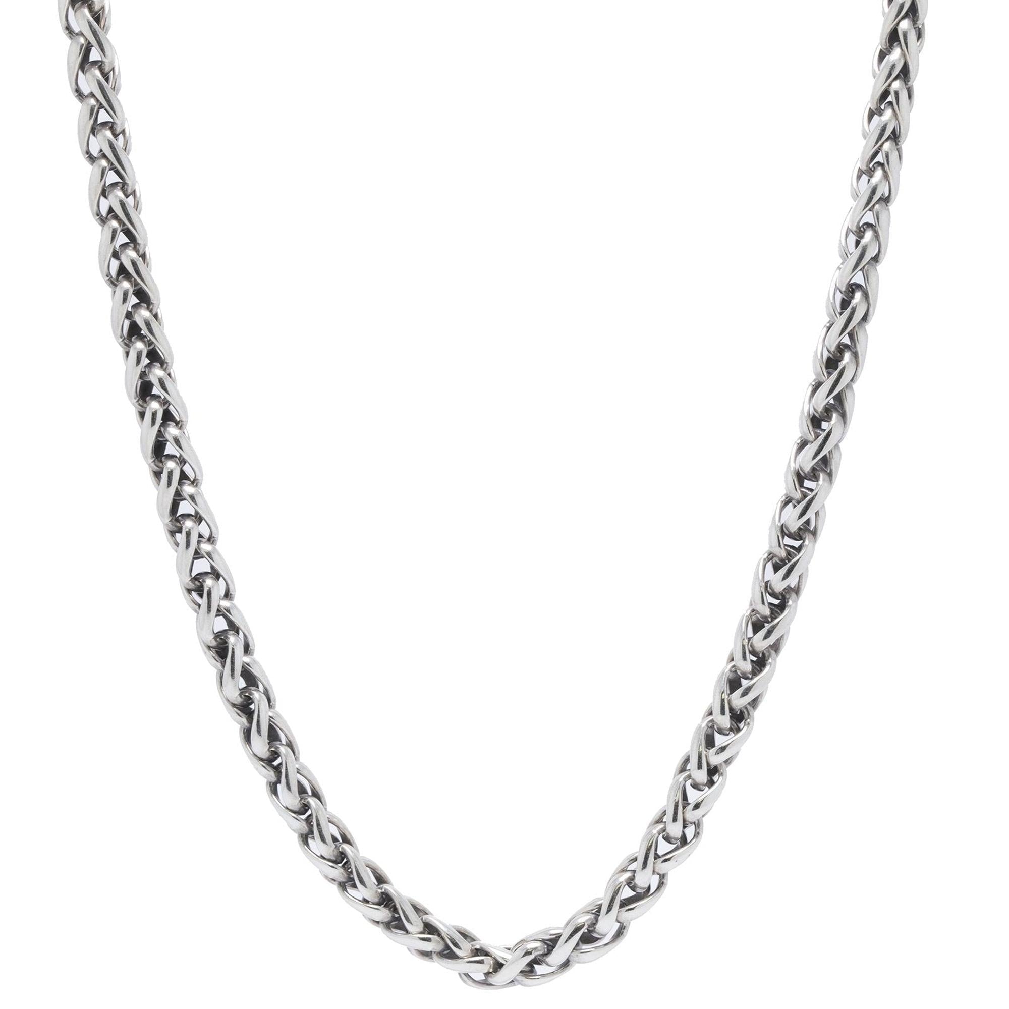 David Yurman 4 mm Wheat Chain Necklace