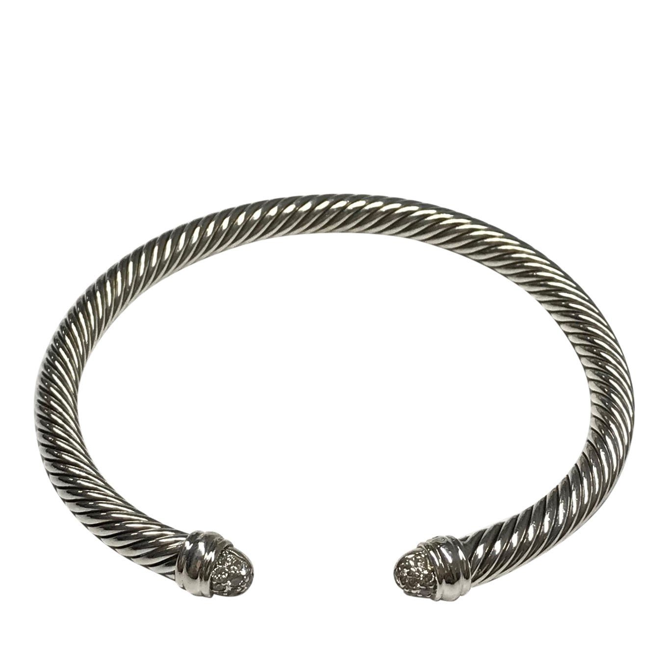 David Yurman 5 mm Cable Classics Bracelet with Diamonds