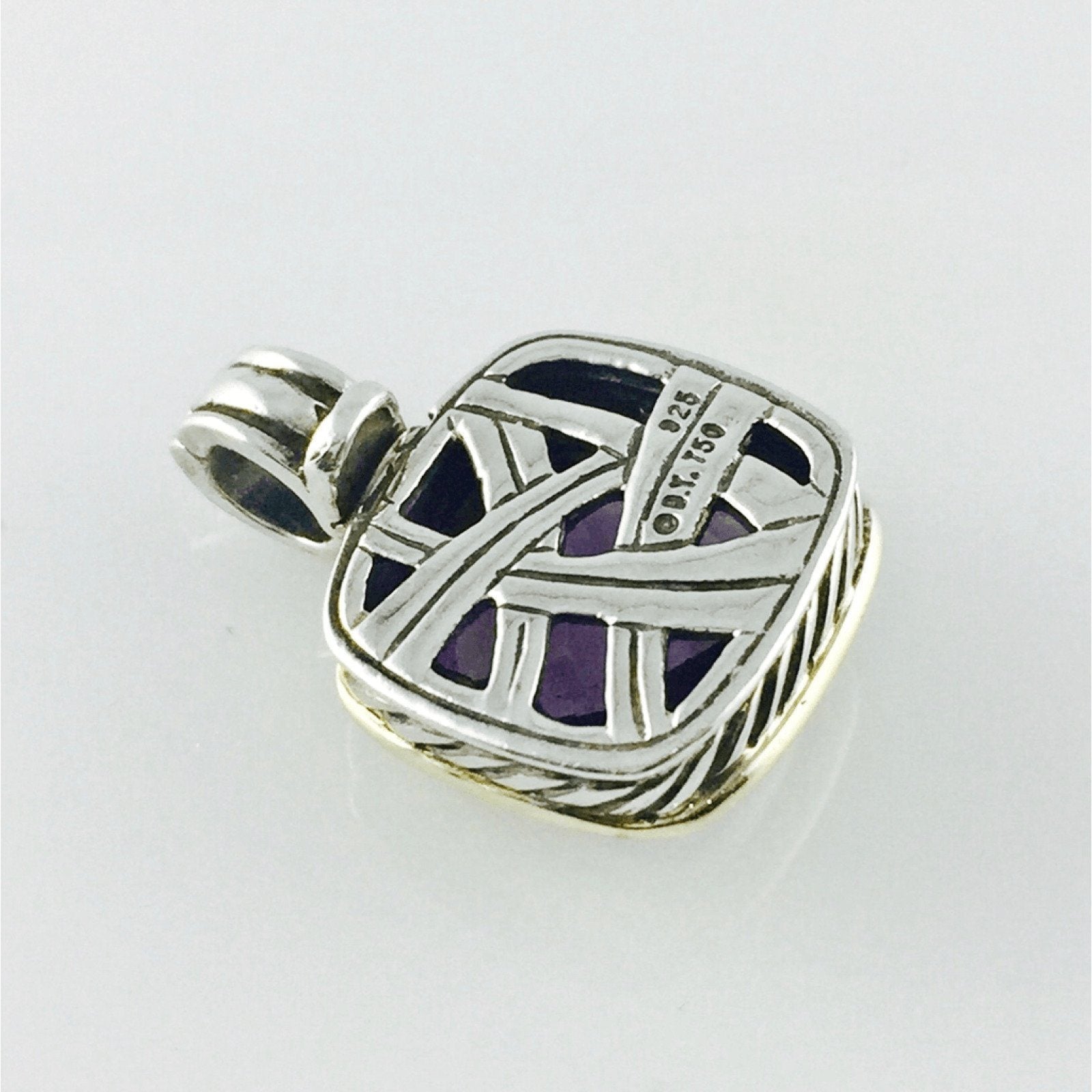 David Yurman Albion Amethyst Pendant