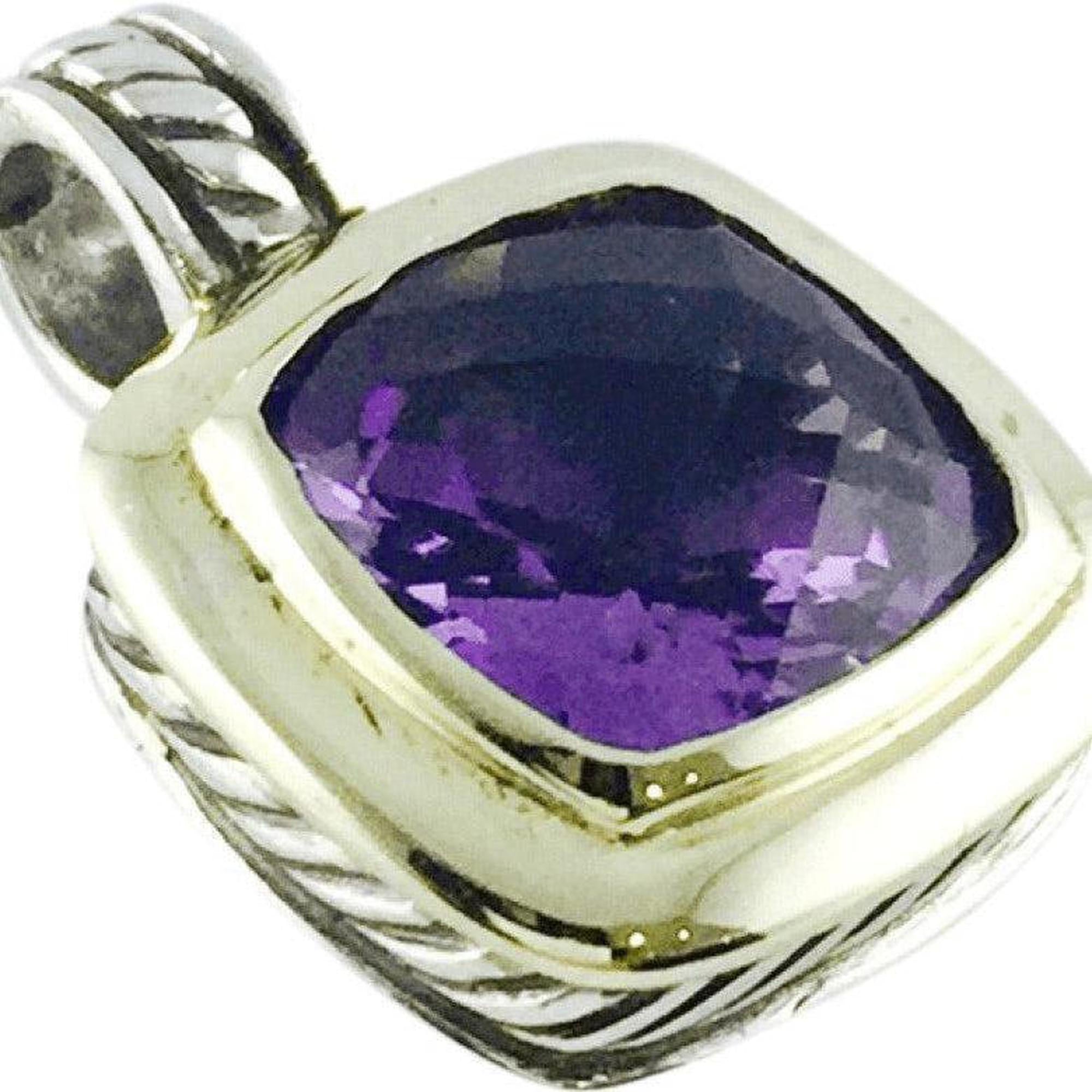 David Yurman Albion Amethyst Pendant