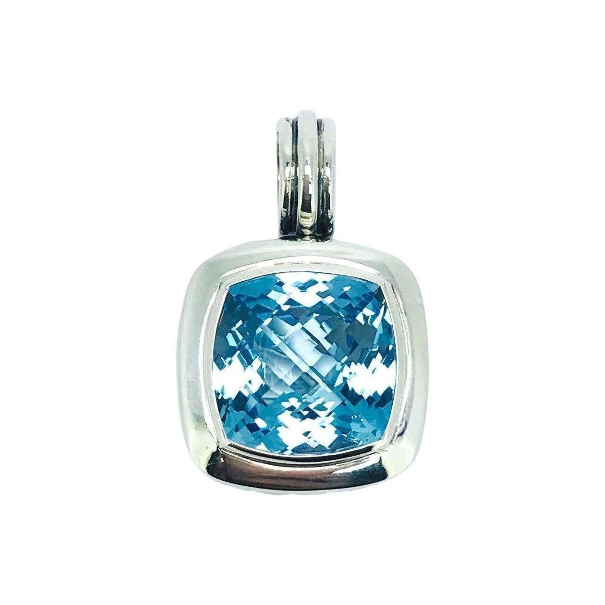 David Yurman Albion Blue Topaz Pendant