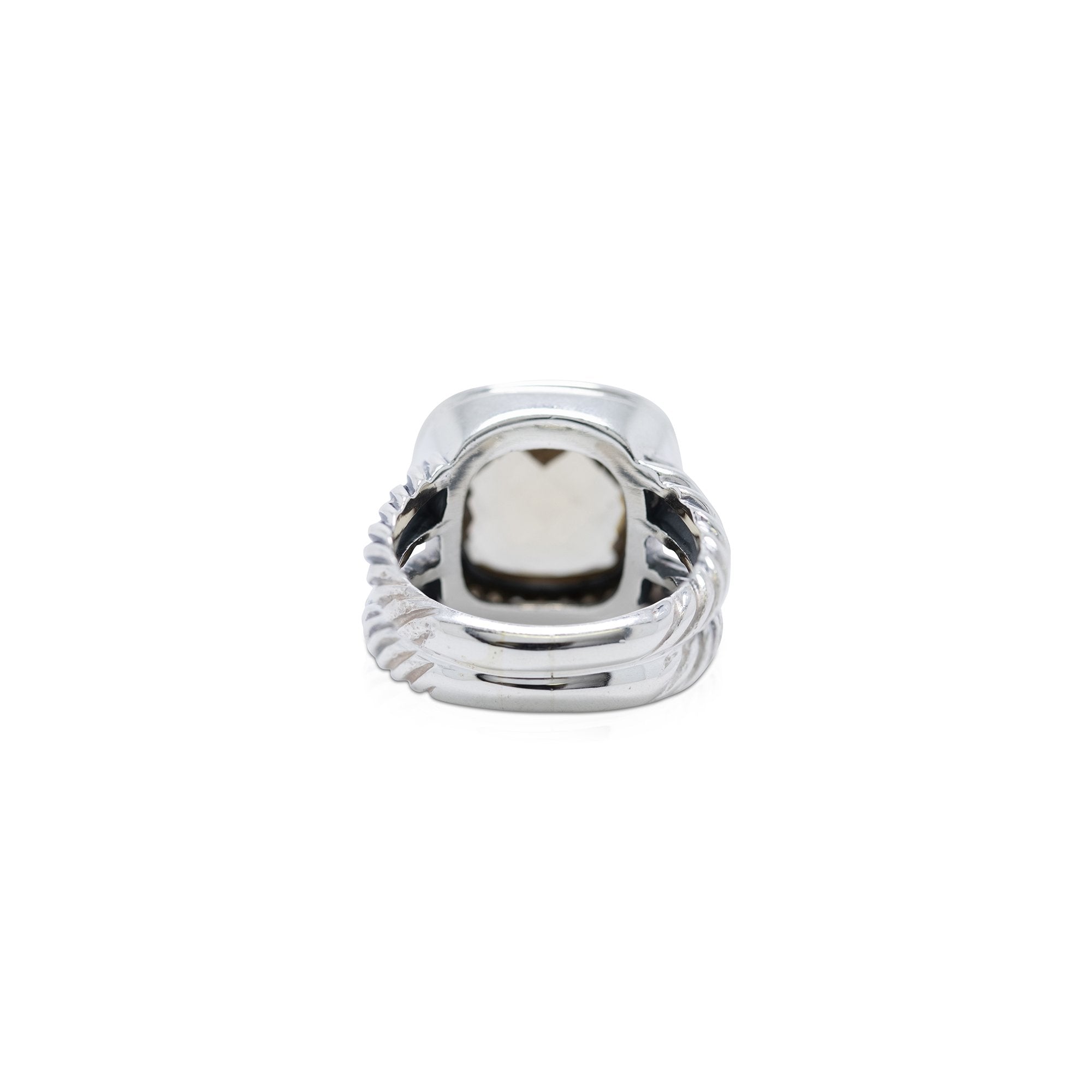 David Yurman Albion Ring with Citrine and Diamonds