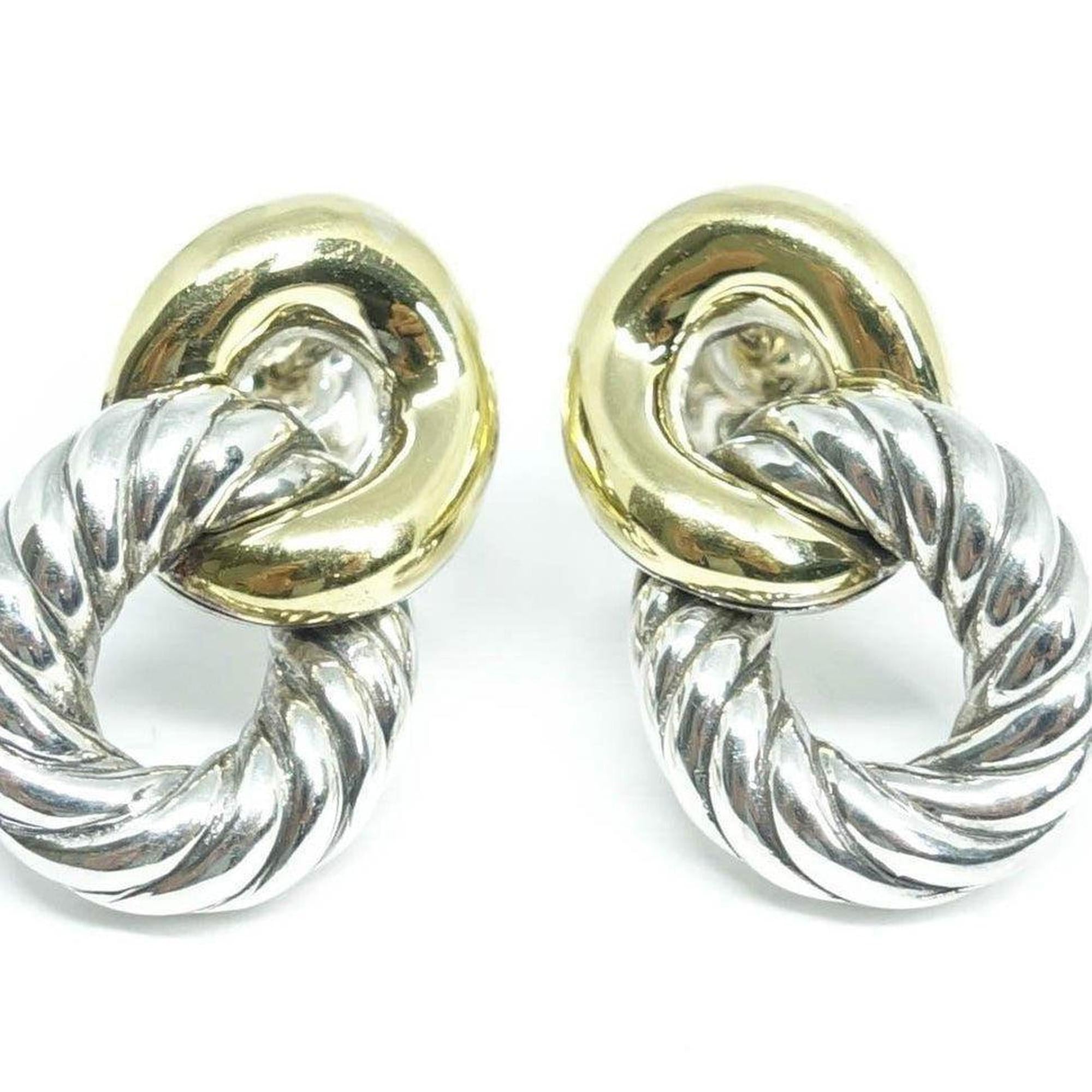 David Yurman Belmont Curb Link Drop Earrings