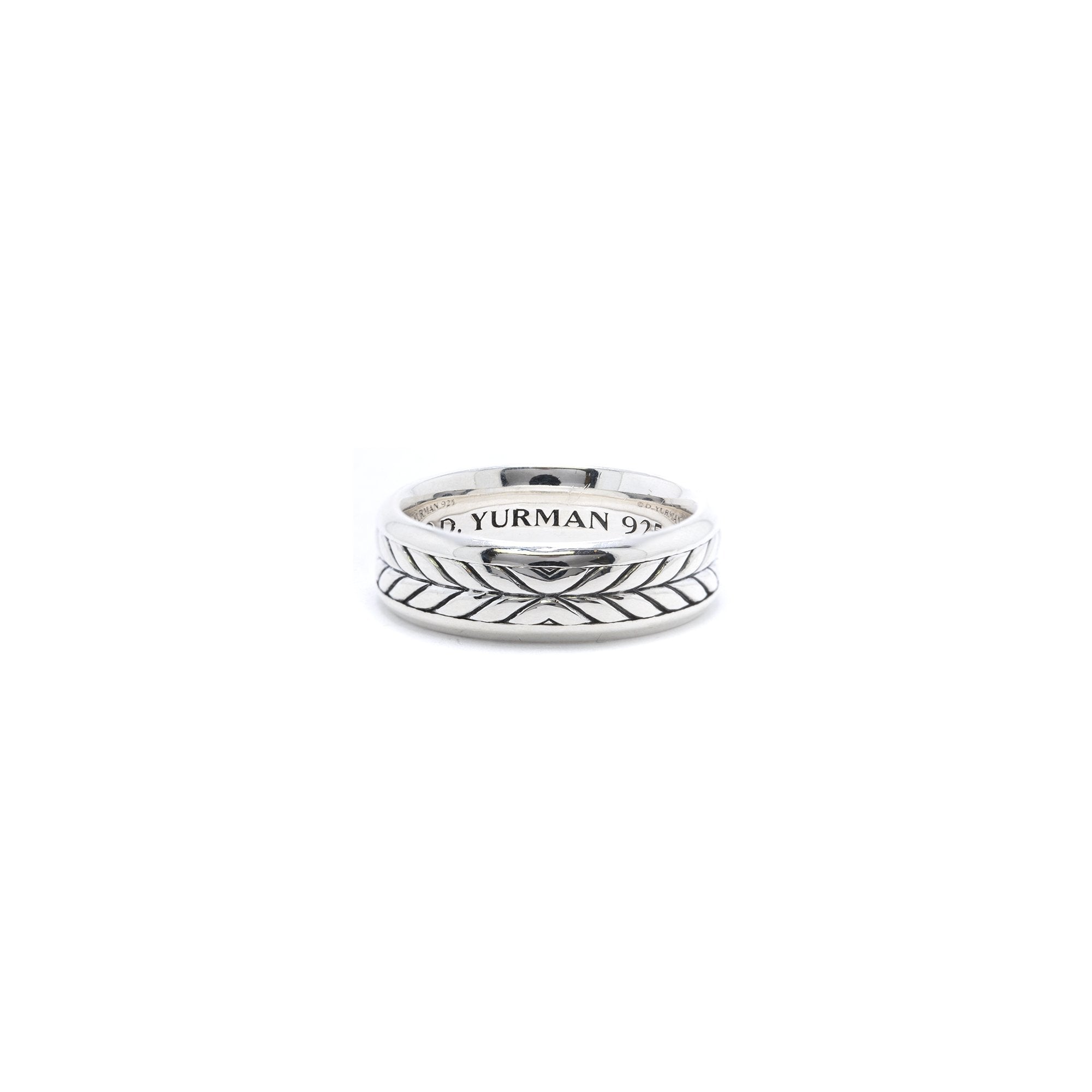 David Yurman Black Diamond Chevron Band