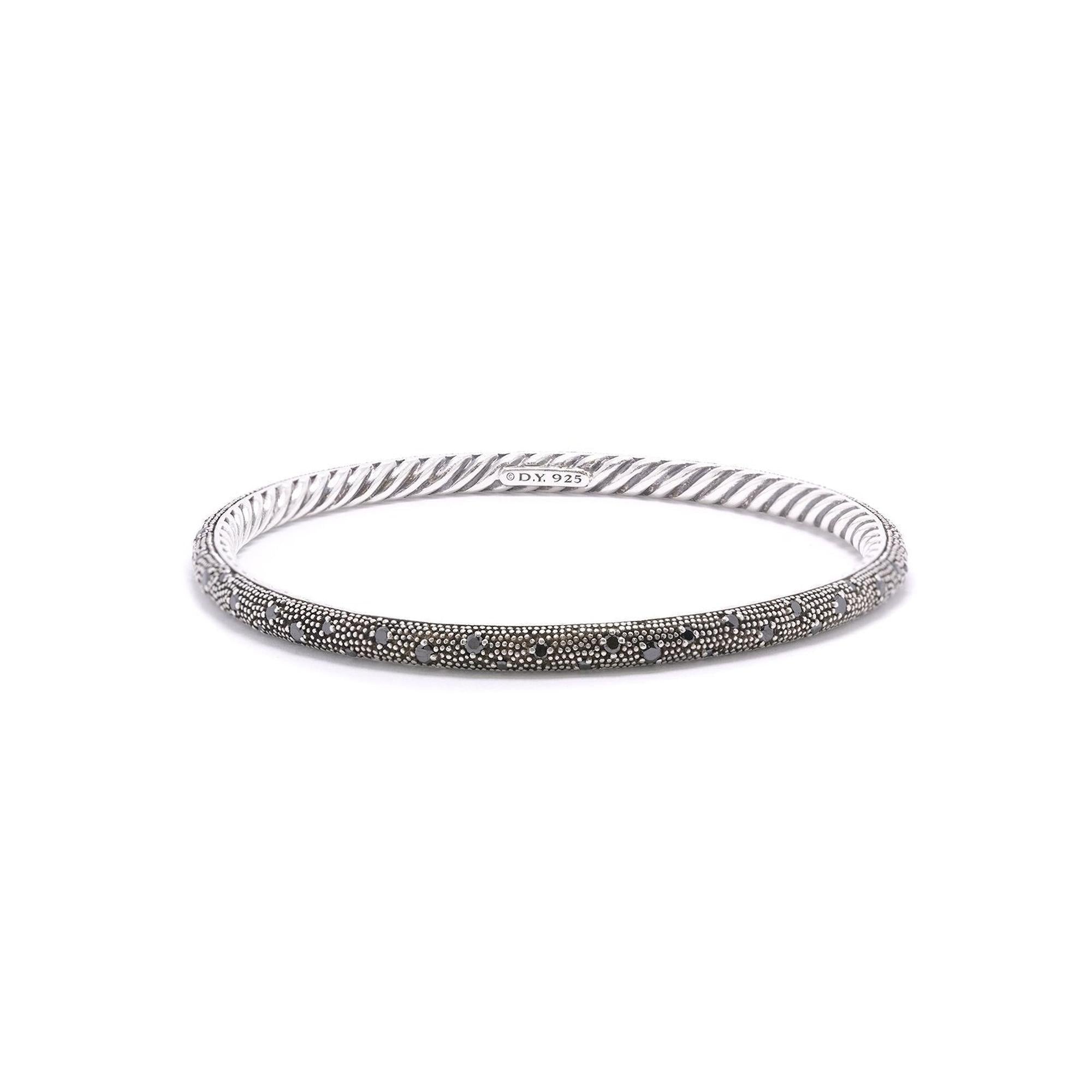 David Yurman Black Diamond Midnight Melange Bangle