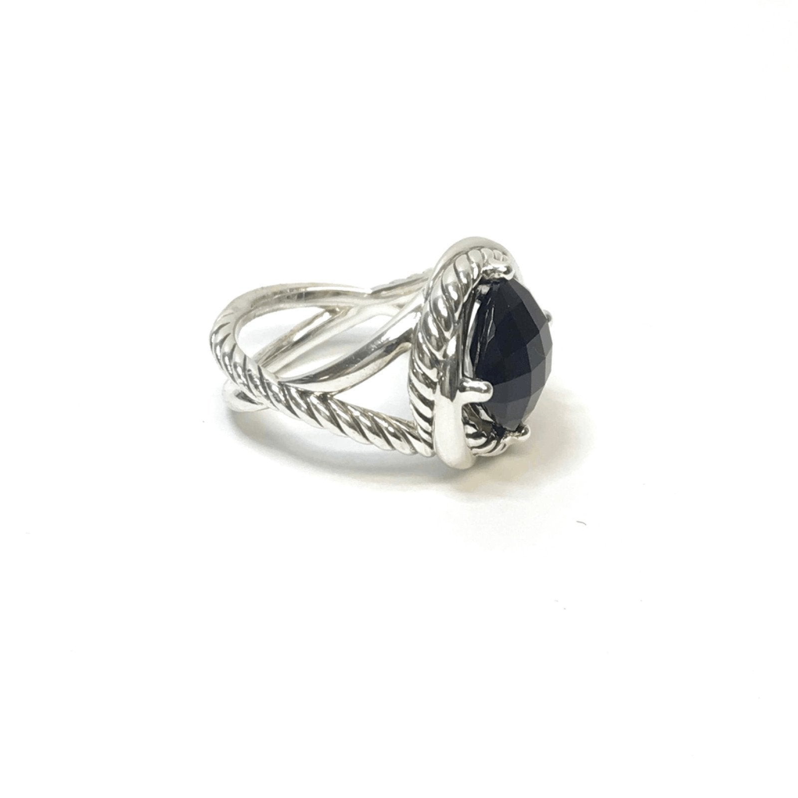 David Yurman Black Onyx Infinity Ring