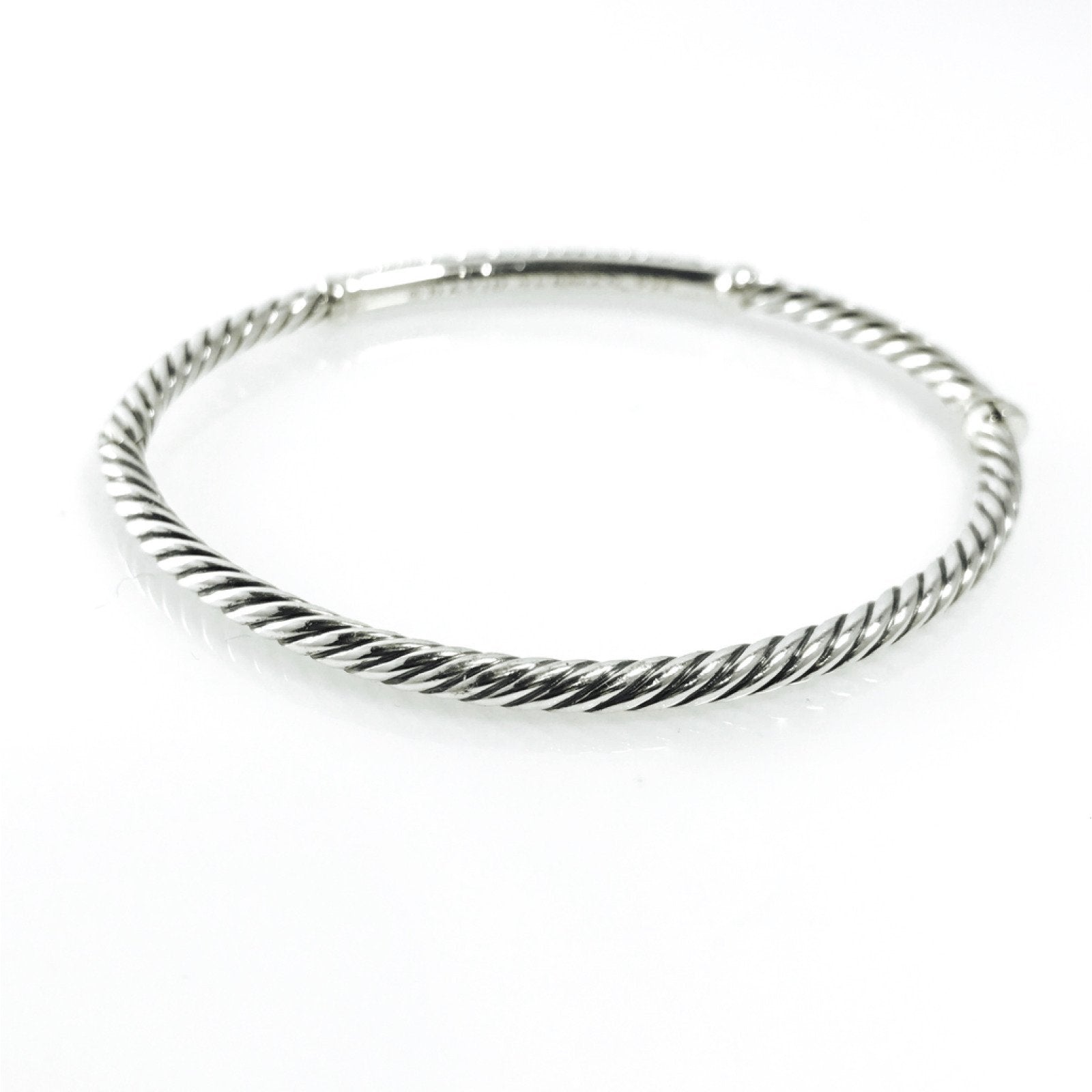 David Yurman Cable Bracelet with Pave Diamonds