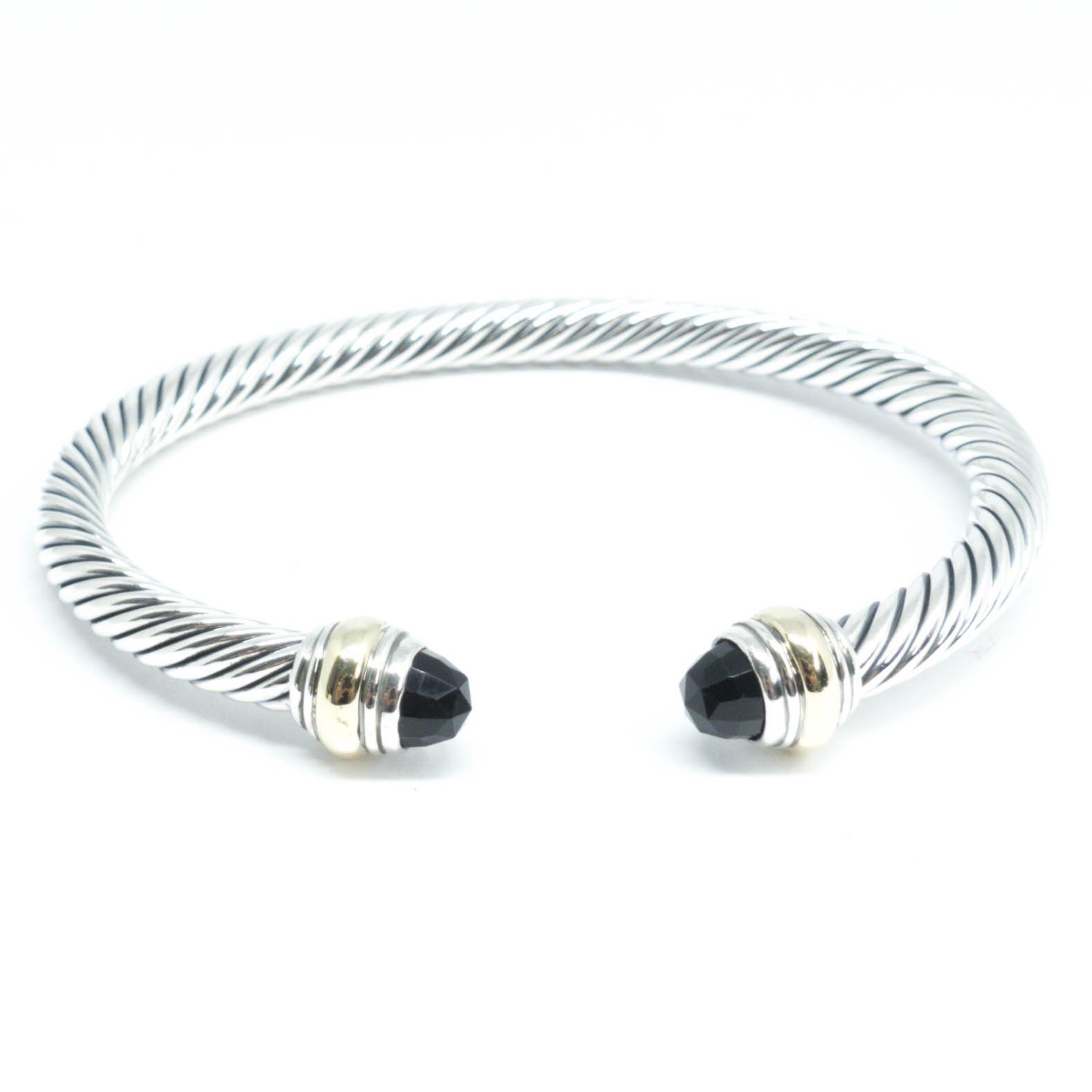David Yurman Cable Classic Bracelet with Black Onyx