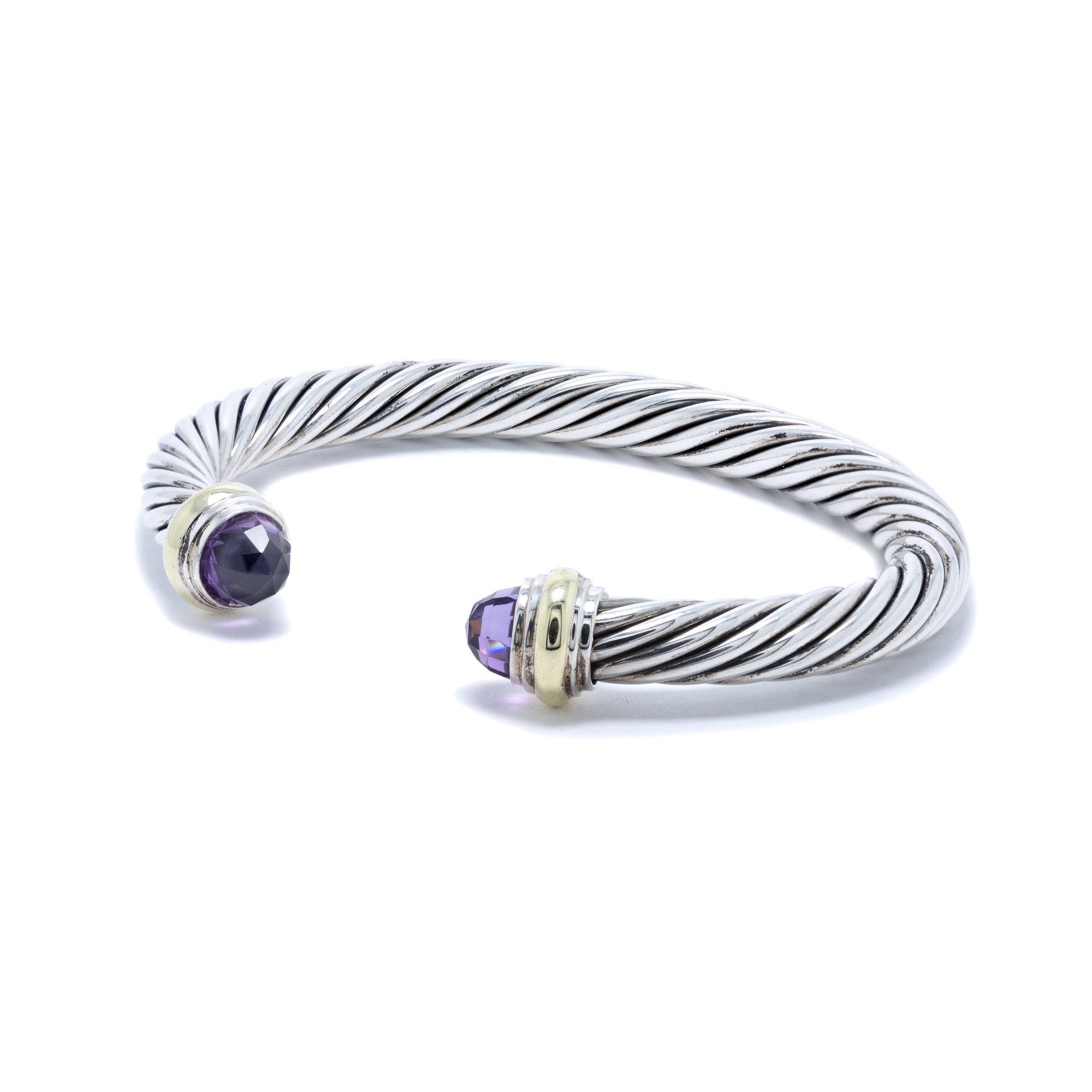 David Yurman Cable Classics Bracelet with Amethyst
