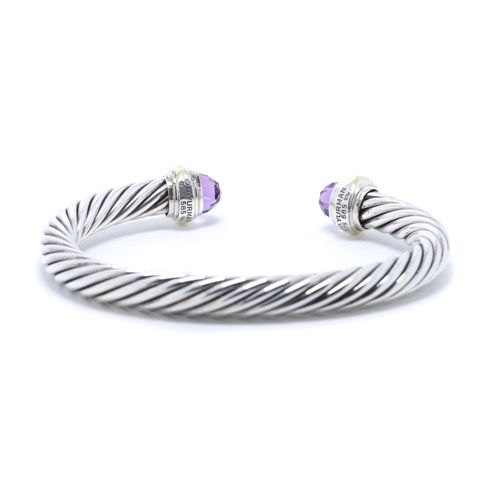 David Yurman Cable Classics Bracelet with Amethyst