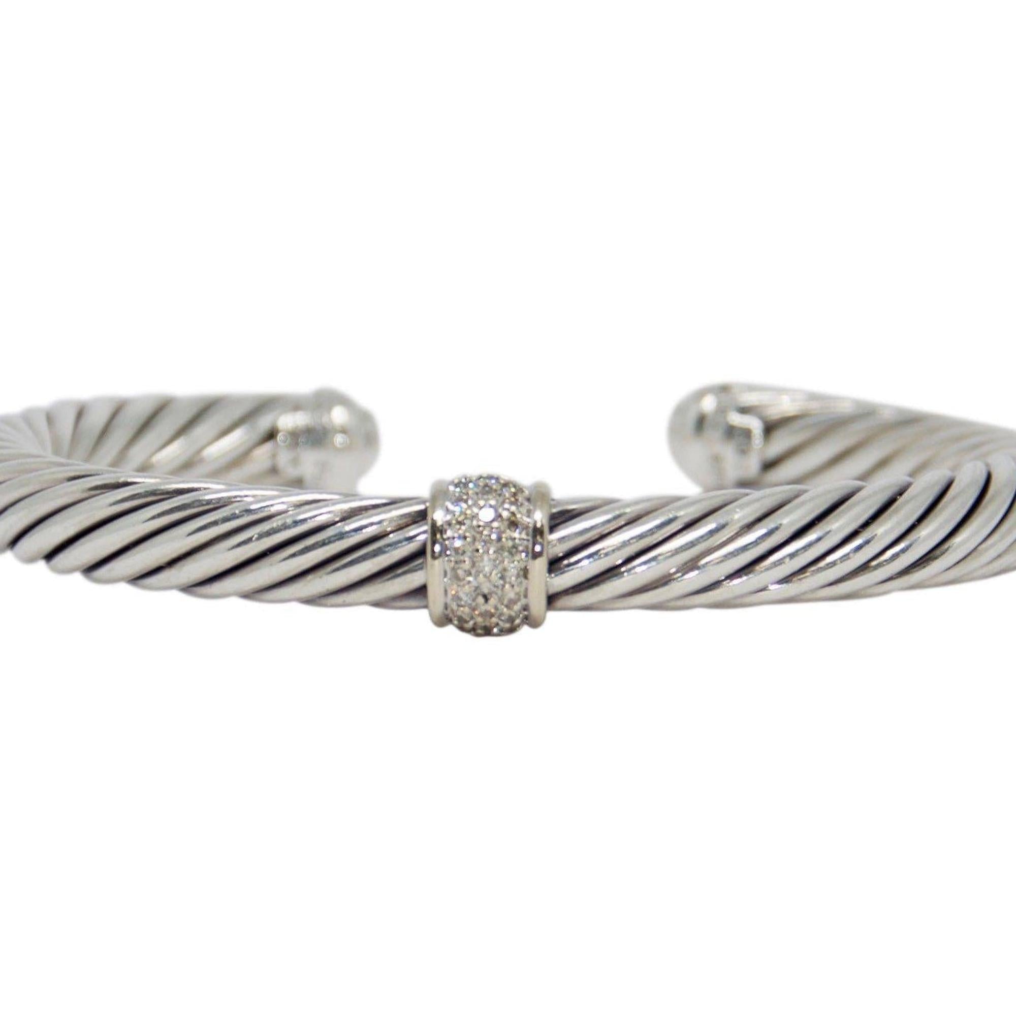 David Yurman Cable Classics Bracelet with Diamonds