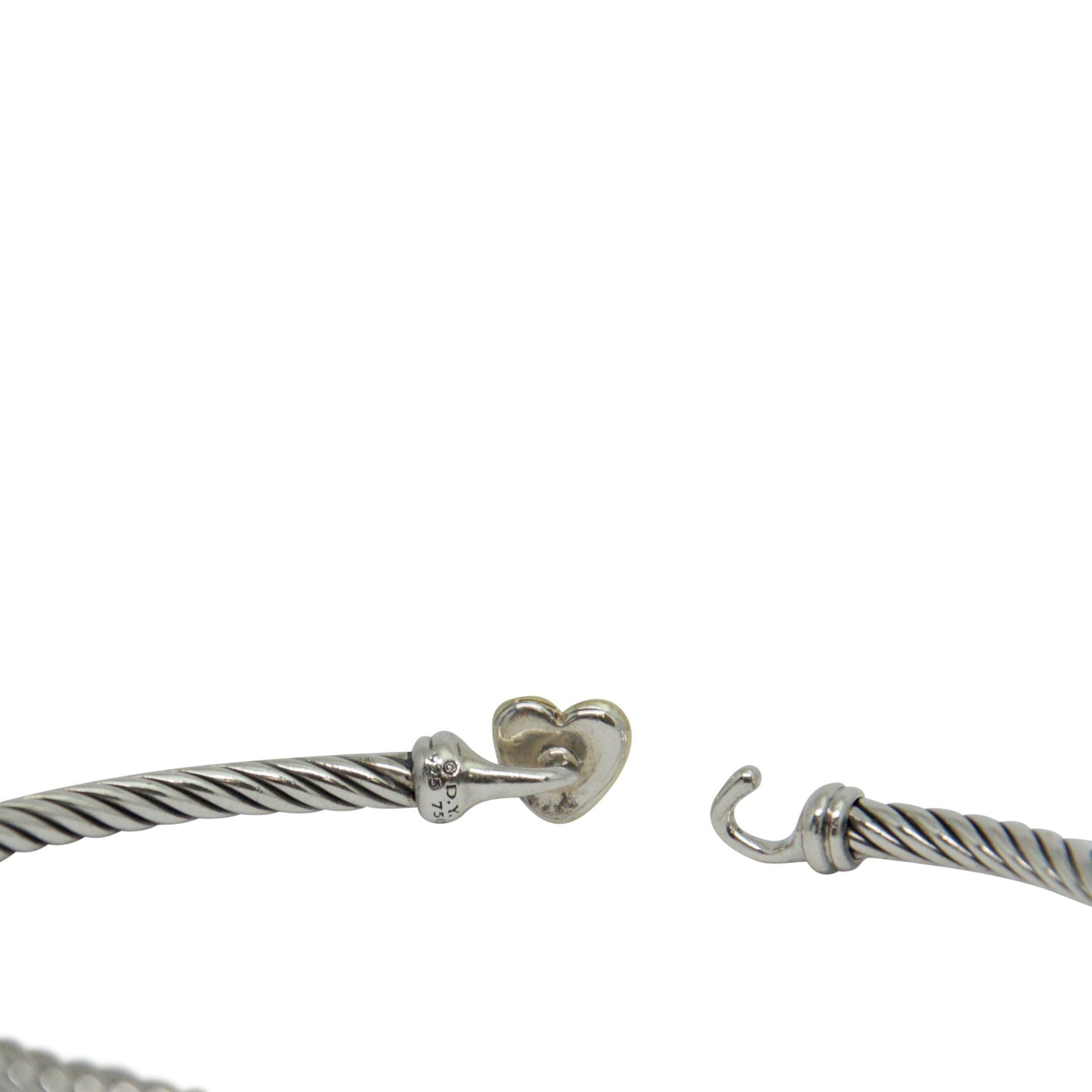 David Yurman Cable Collectibles Heart Bracelet